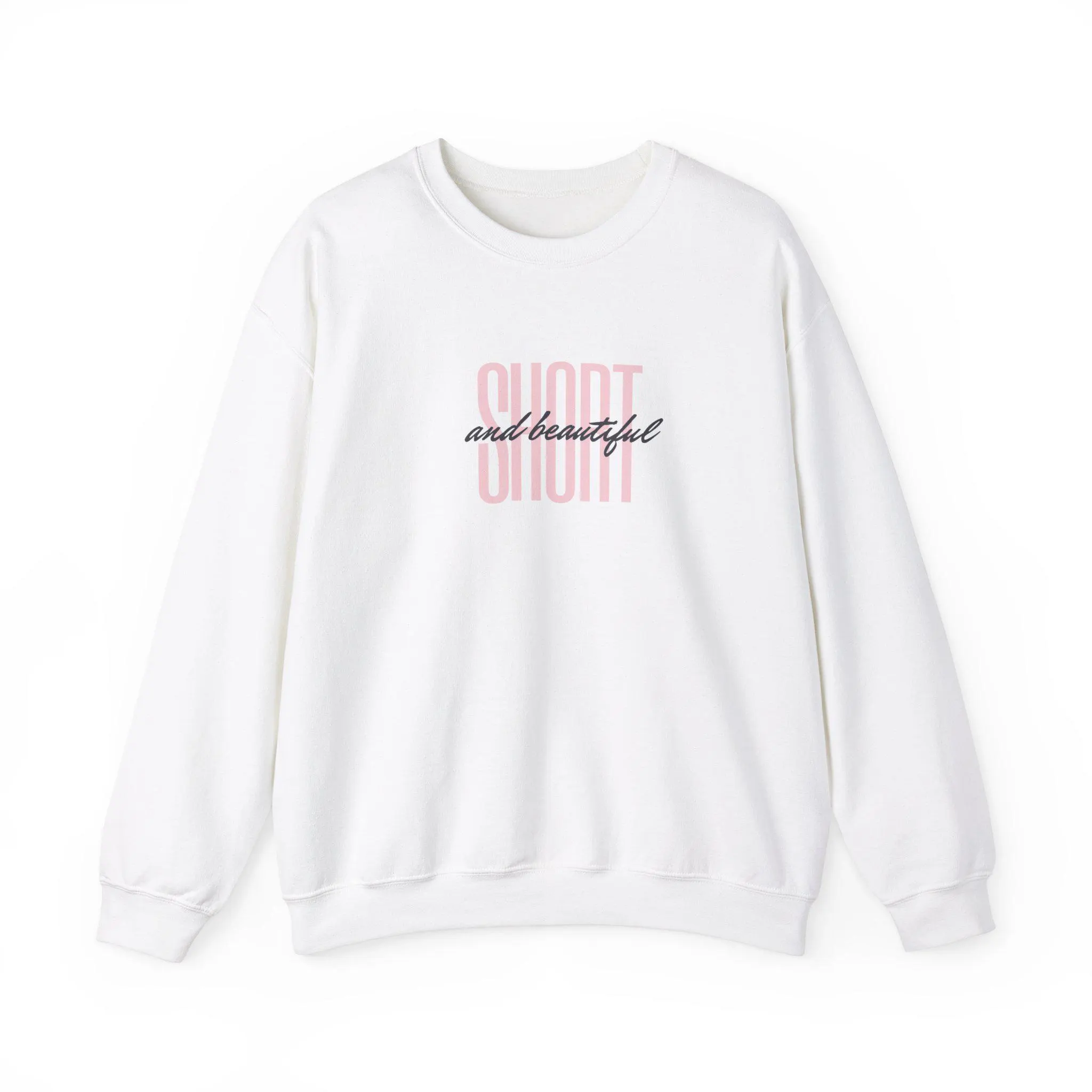 Sweatshirt, Short and beautiful design, Crewneck Jumper, Cozy Pullover, Unisex Sweater, Soft Fleece Top, Comfortable Sweatshirt