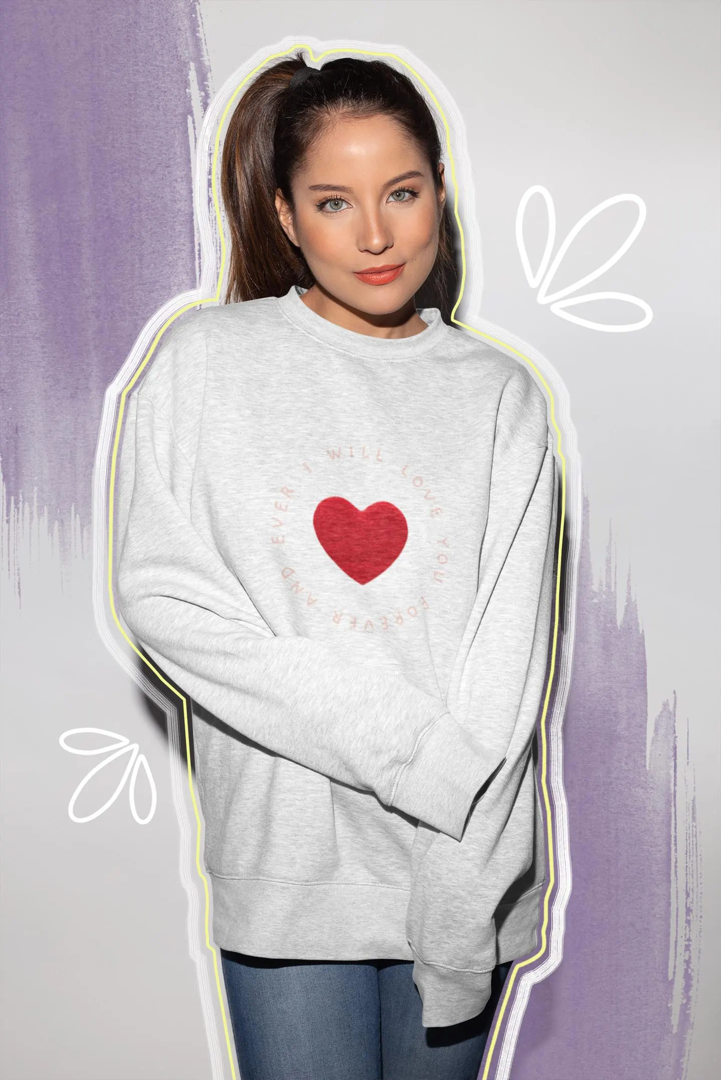 I will love you forever and ever Crewneck Sweatshirt - image 2