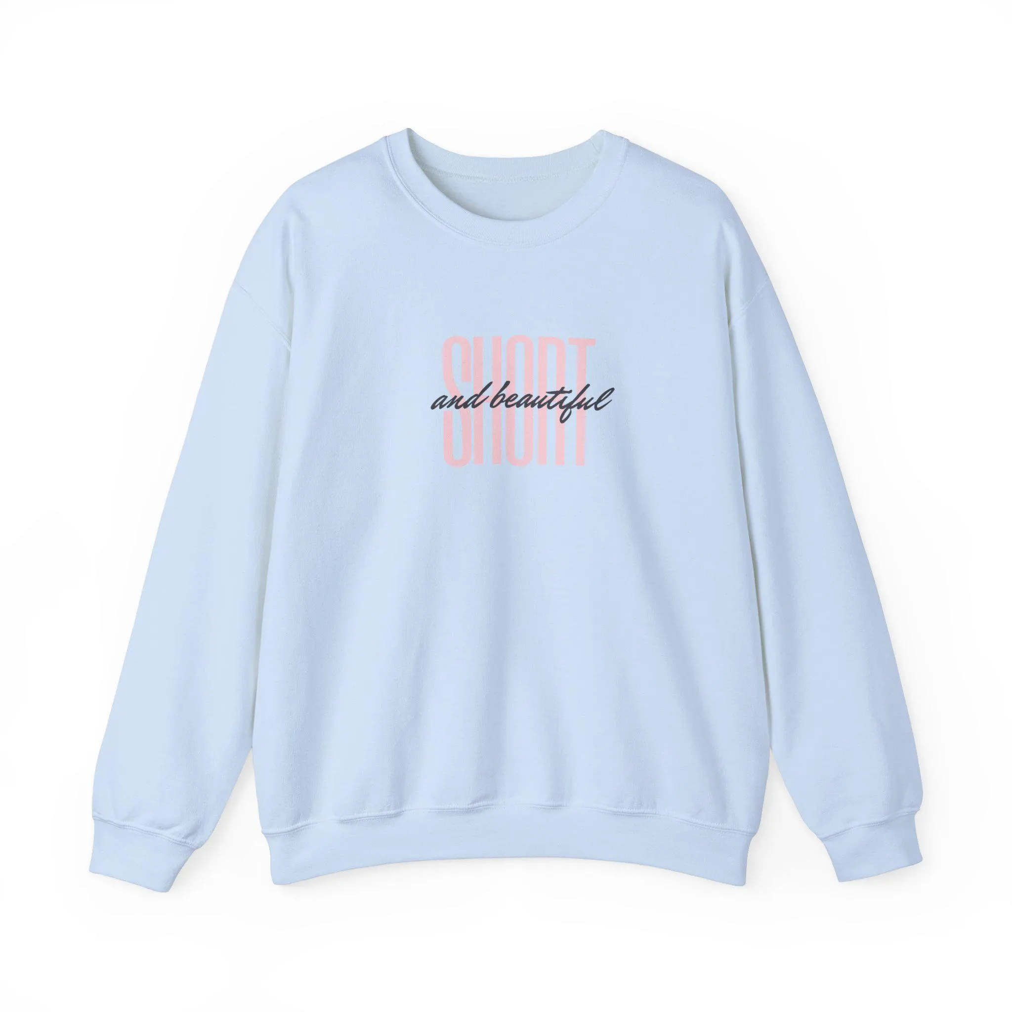 Sweatshirt, Short and beautiful design, Crewneck Jumper, Cozy Pullover, Unisex Sweater, Soft Fleece Top, Comfortable Sweatshirt - image 4