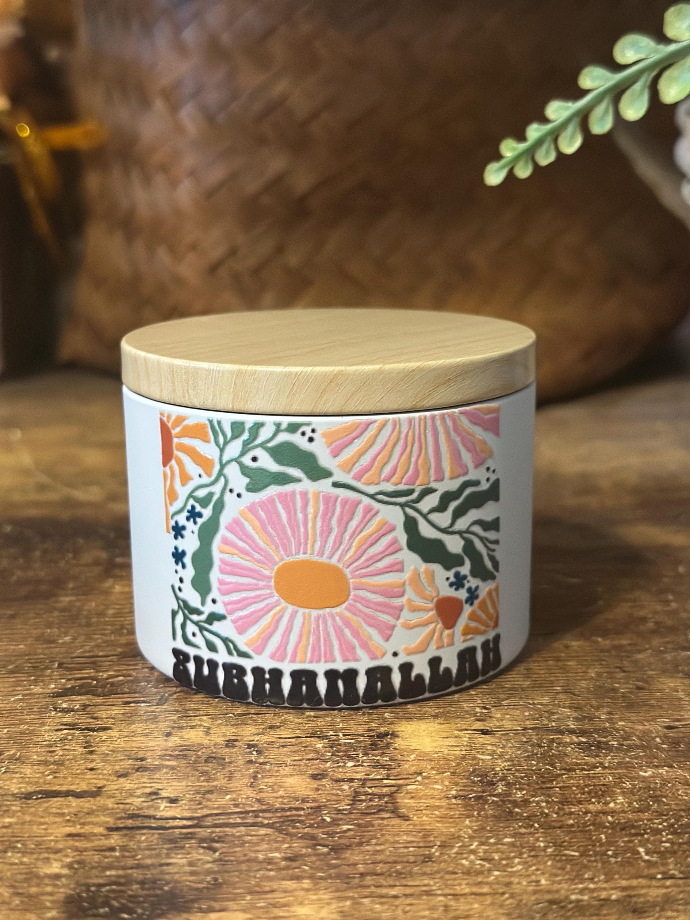 Ramadan Gift Favor Gift Basket Eid Candle Boho - image 5