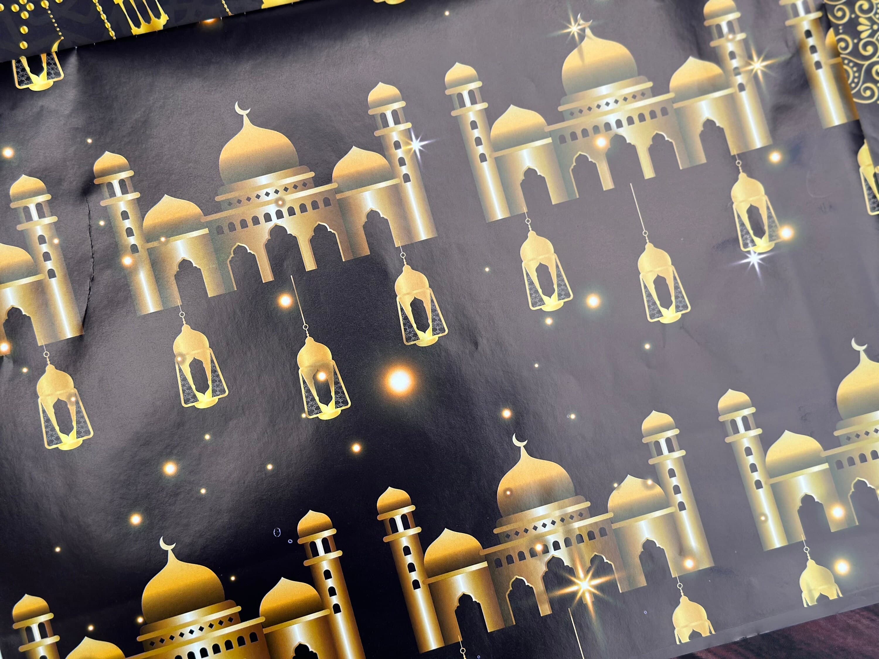Eid Mubarak Wrapping Paper, Gift Packaging Paper, Ramadan Paper - image 4