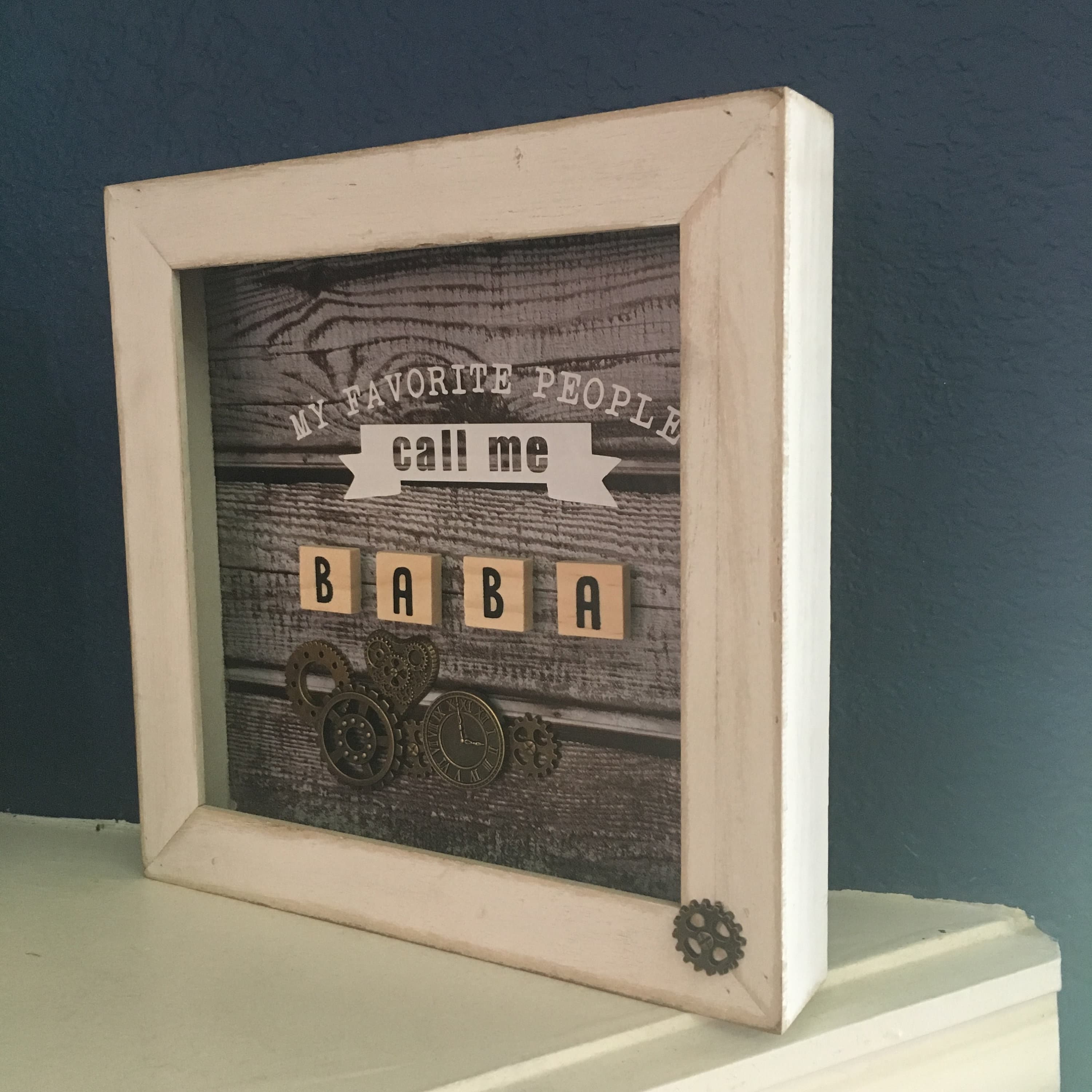 Father’s Day Gift/ My favorite people call me Baba/ Scrabble - image 3