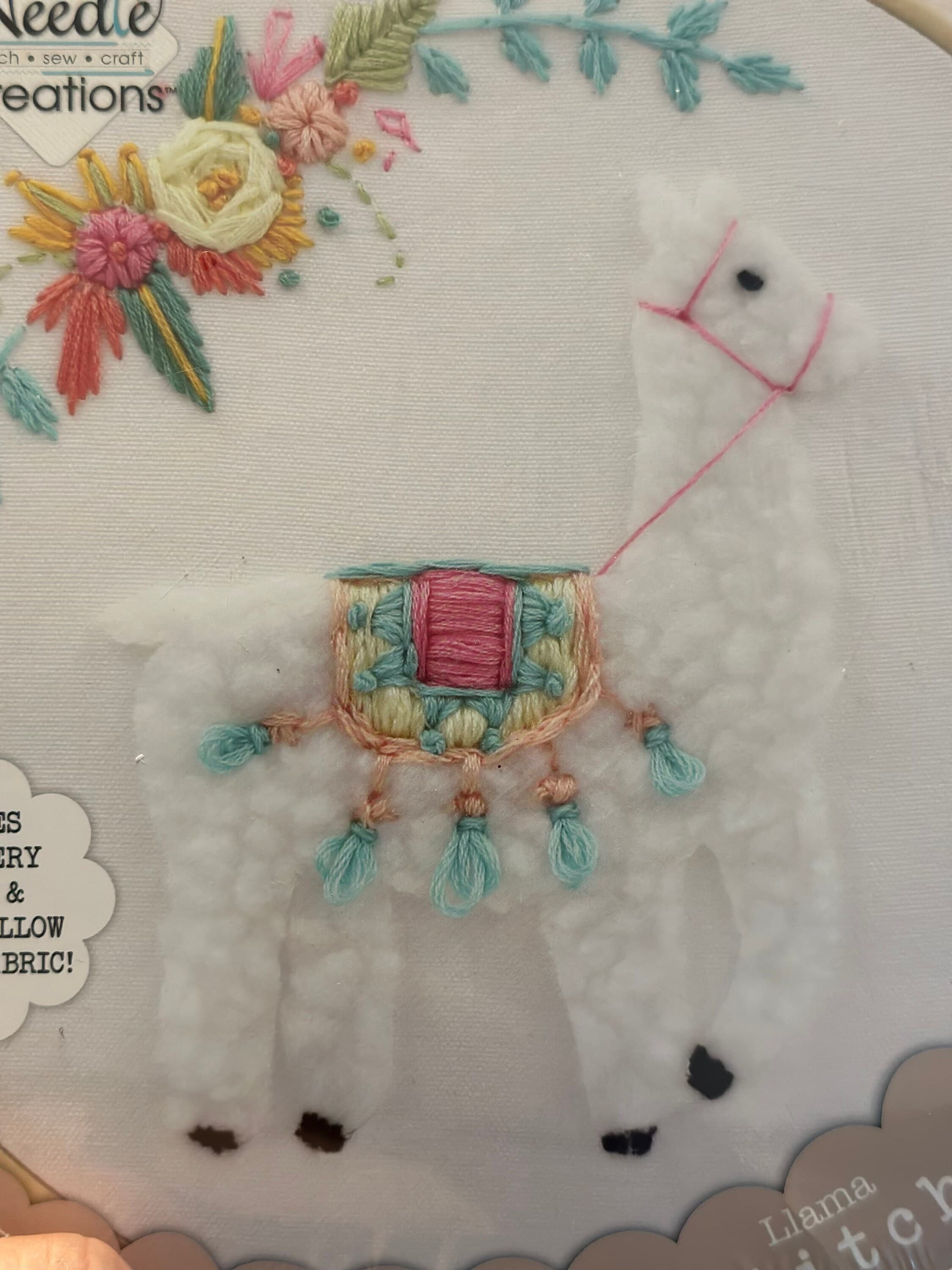 DIY Embroidery Craft, Llama Craft, Ramadan decor, Craft for Teens, Craft for Preteens, Ramadan Gift - image 3
