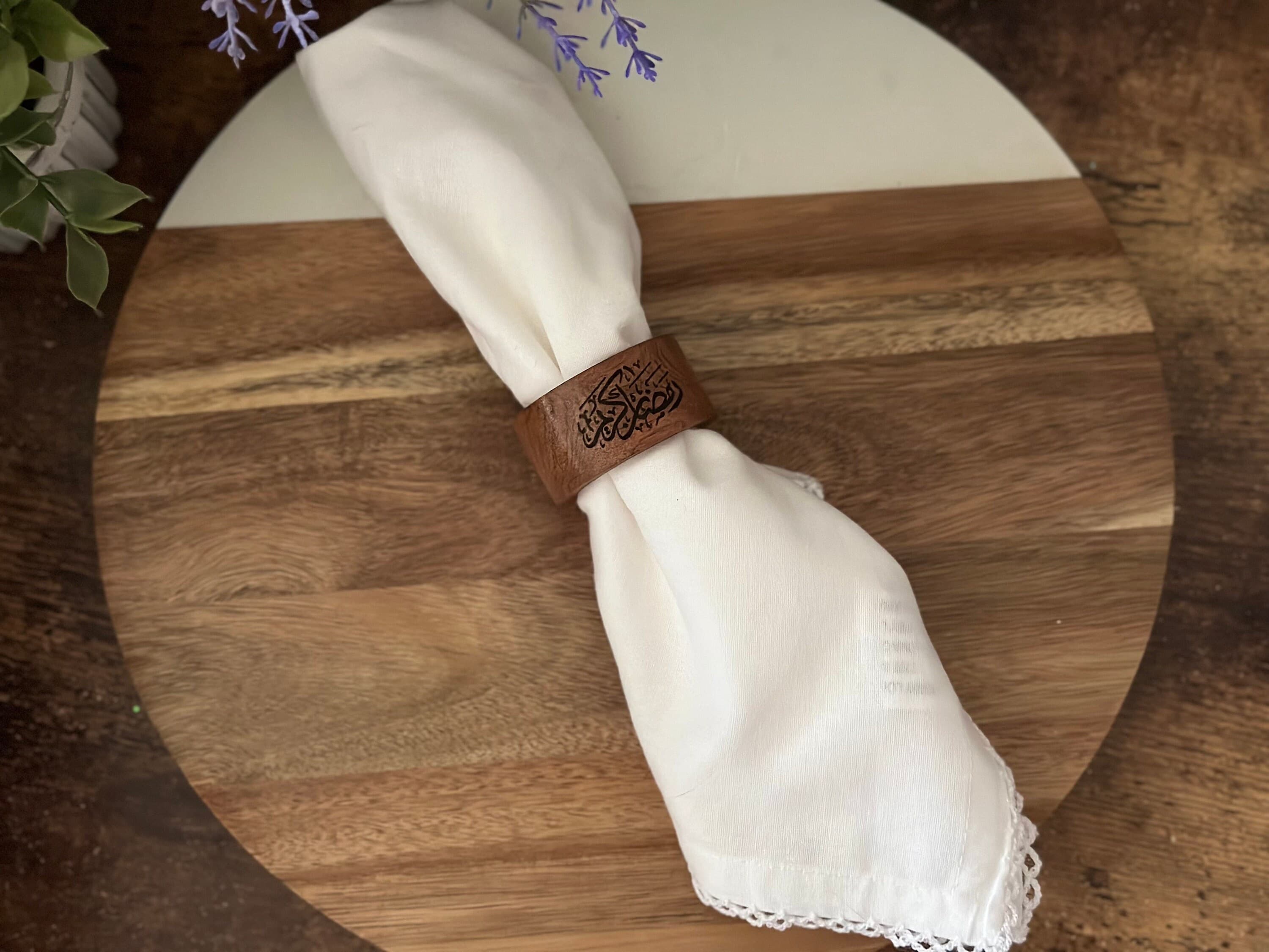 Eid Napkin rings, Ramadan decoration, Eid Decor, Islamic decor, Bismillah - image 5