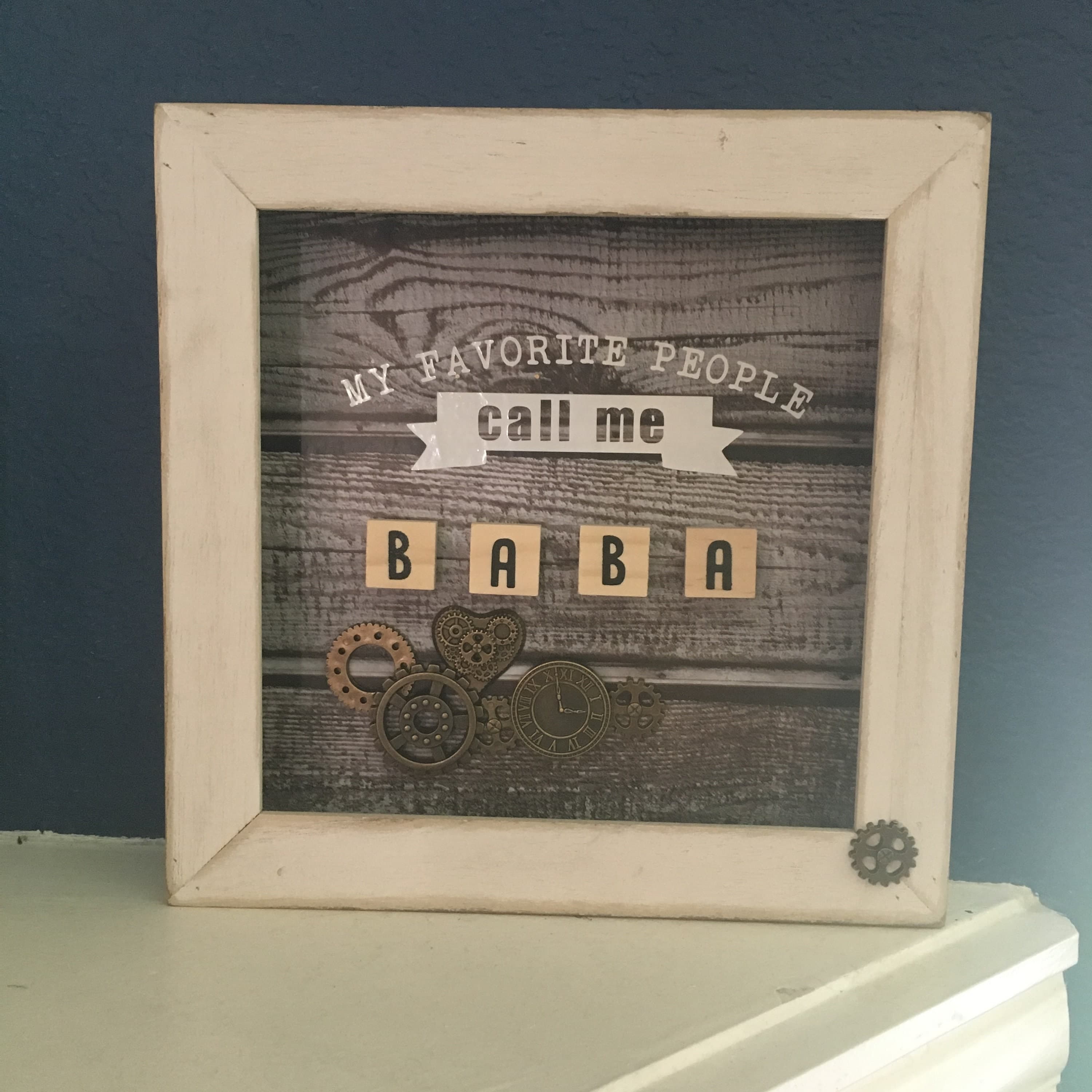 Father’s Day Gift/ My favorite people call me Baba/ Scrabble
