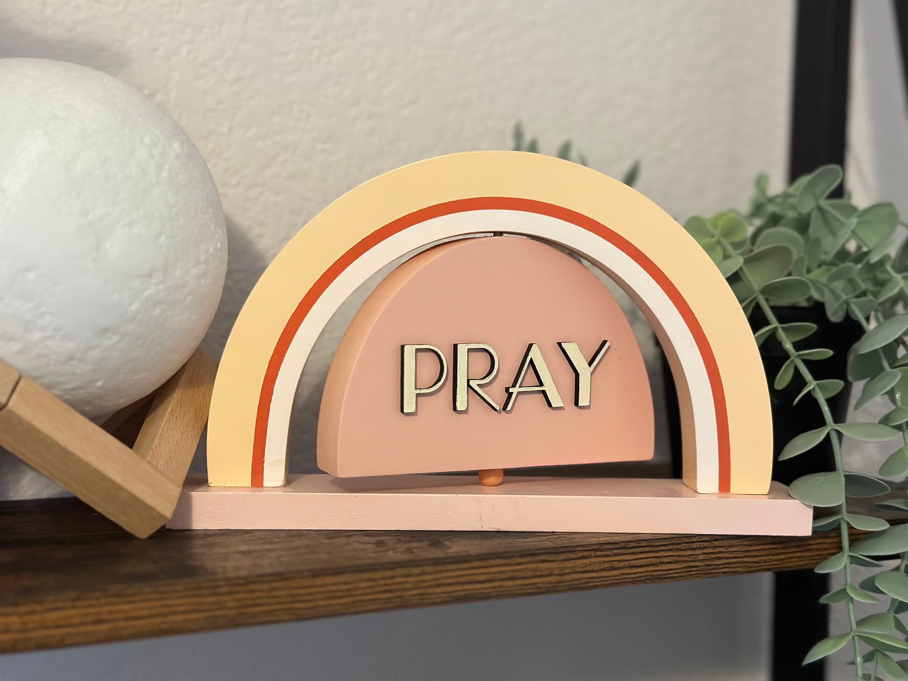 Pray Fast Sign, Islamic Boho Decor, Muslim Teens Decor - image 3