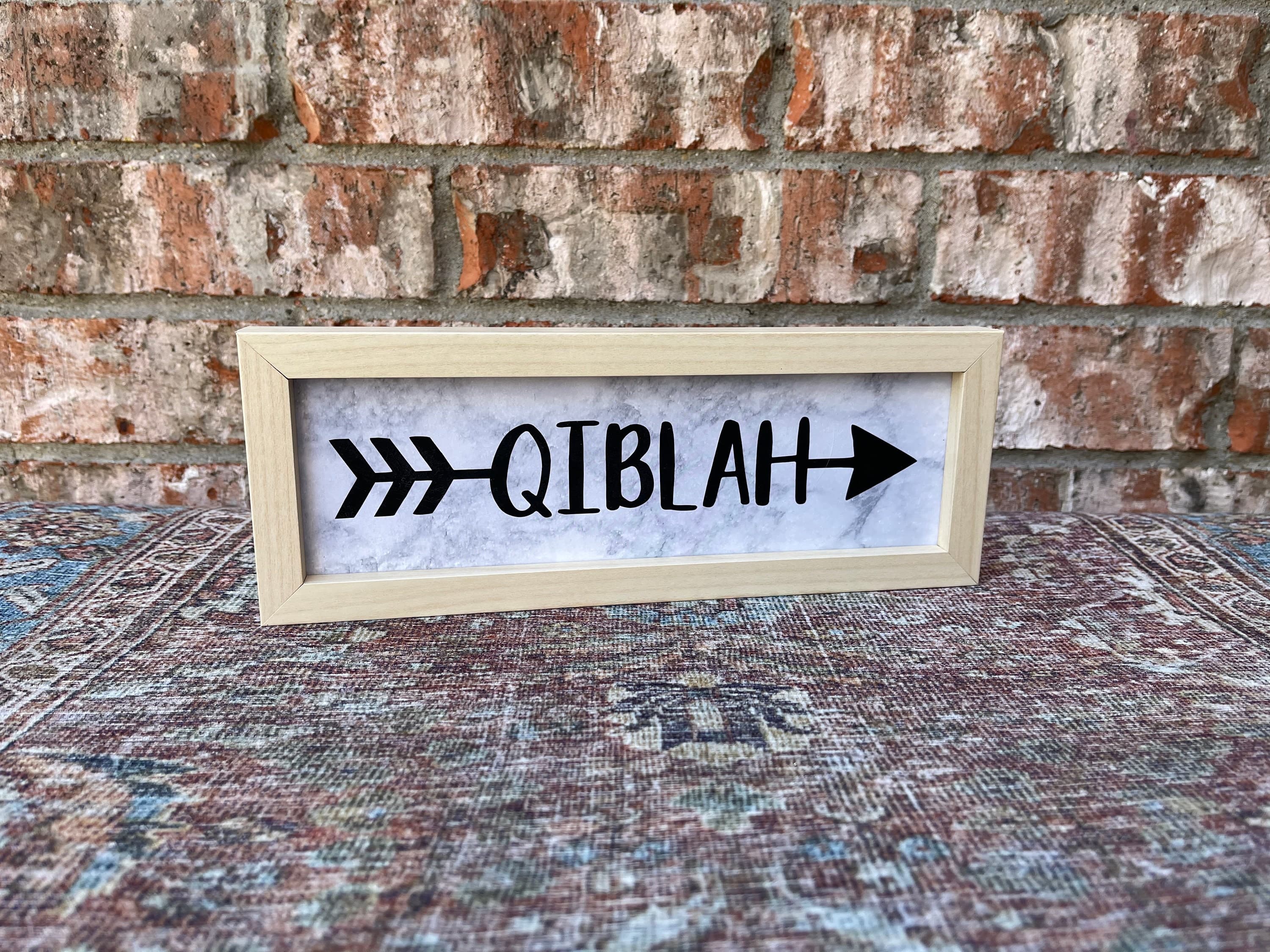 Qiblah sign, Prayer Room Decor, Qibla Sign - image 4