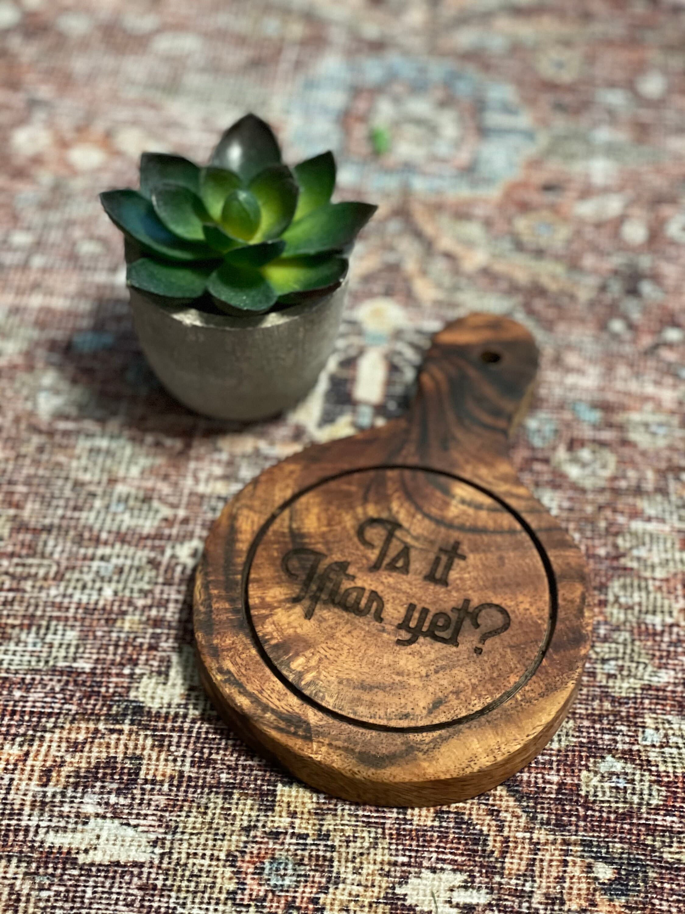 Is it Iftar Yet? Mini cutting board, Ramadan Decor, It’s Chai Time, Bismillah - image 5
