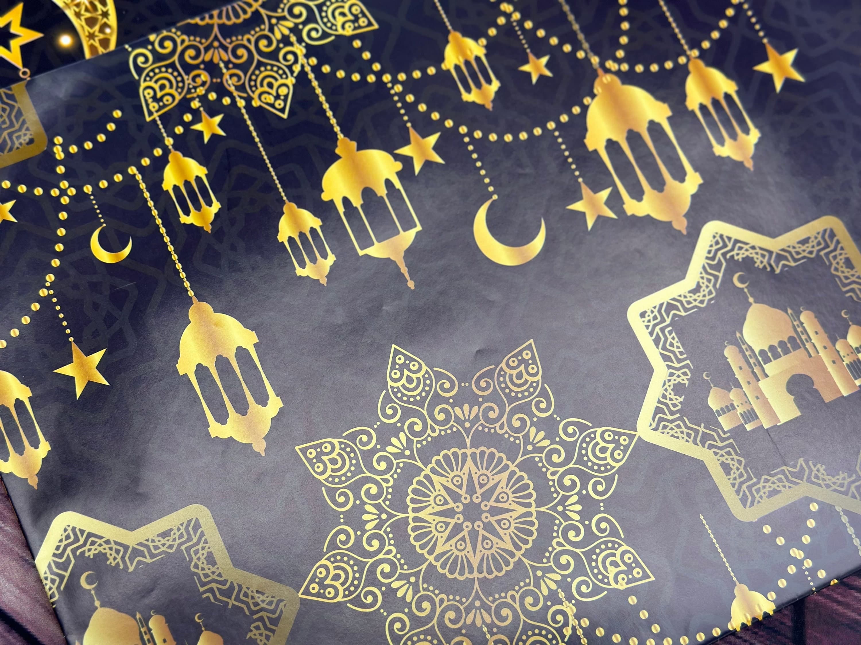 Eid Mubarak Wrapping Paper, Gift Packaging Paper, Ramadan Paper - image 5