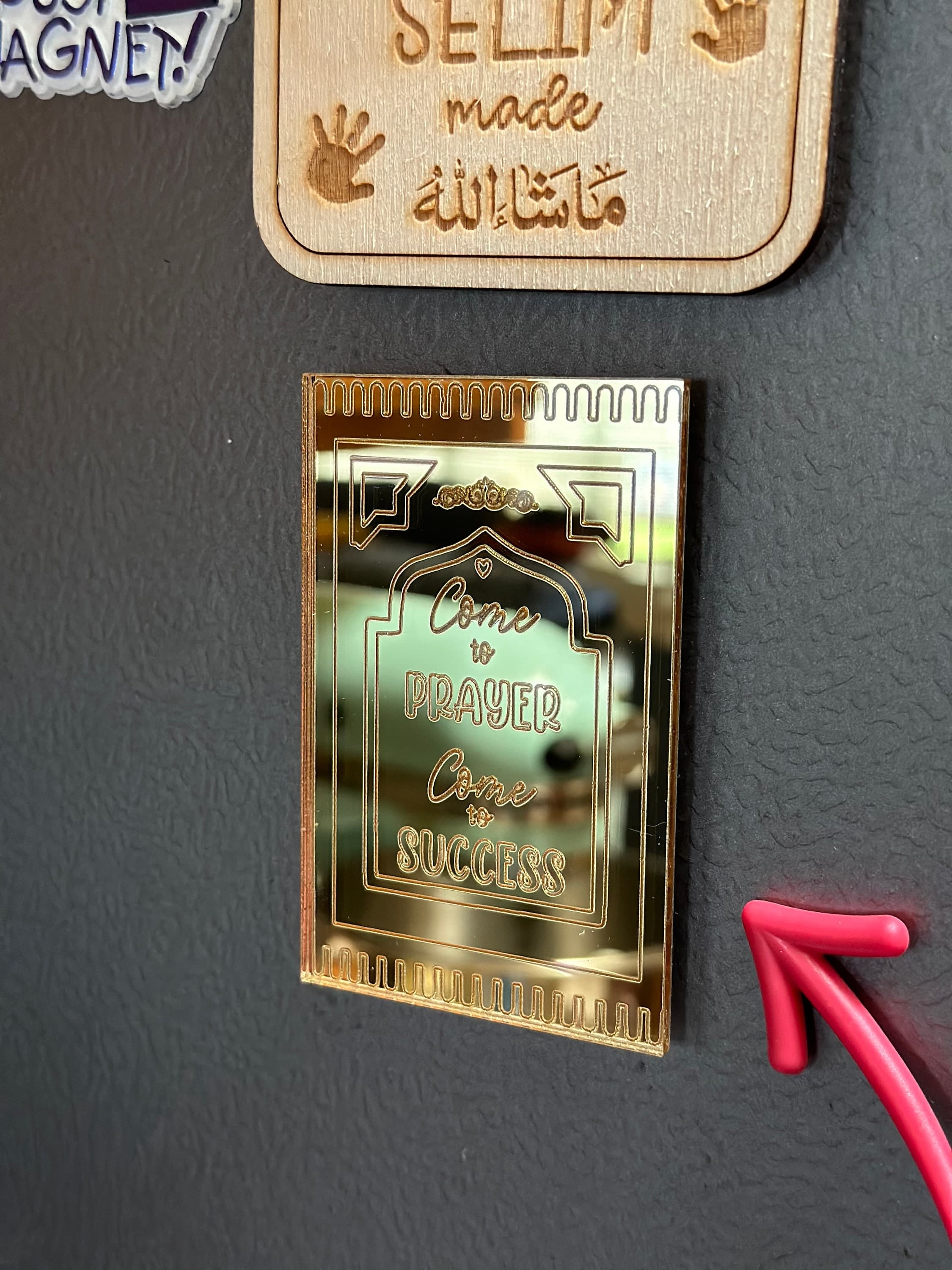 Islamic quotes, Islamic magnet, Mirror Acrylic Magnet, Quran Party