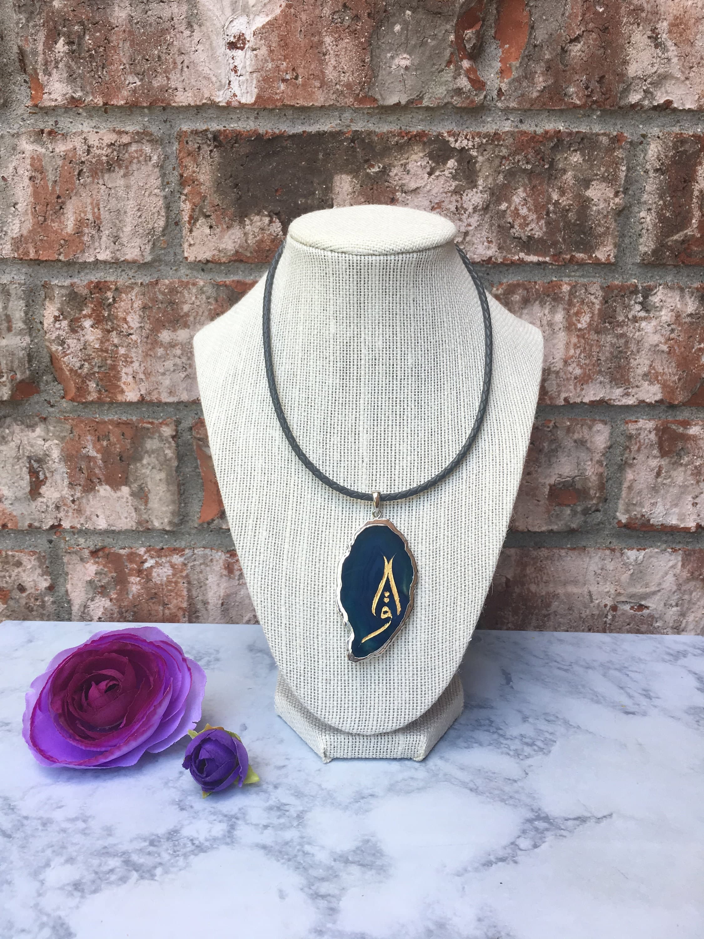 Eid Gift, Islamic Gift, Stone Pendant, Eid Mubarak - image 4