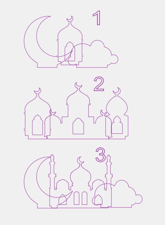 Ramadan Wooden sign, Ramadan decor, Islamic Decor, Eid Decor, Sign, Mosque decor, DIY Craft - image 3