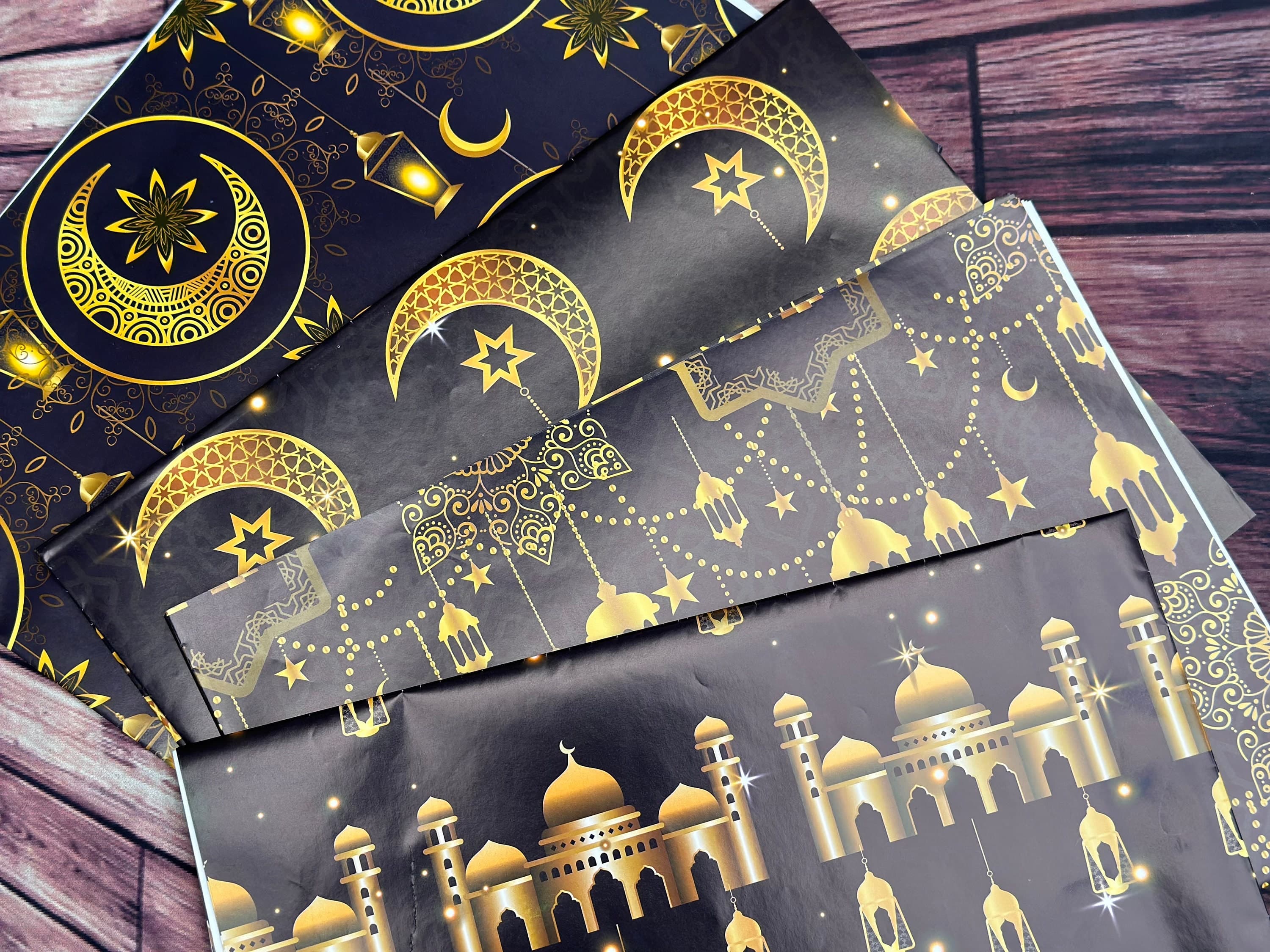 Eid Mubarak Wrapping Paper, Gift Packaging Paper, Ramadan Paper - image 3