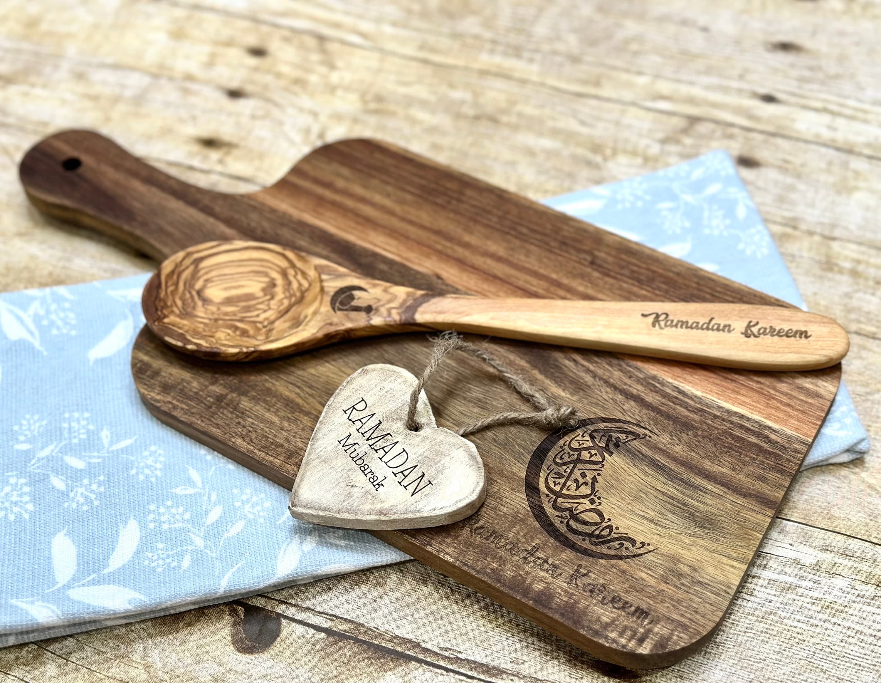 Personalized Custom Ramadan Cheese Board Charcuterie Gift Set Ramadan Eid Gift - image 3
