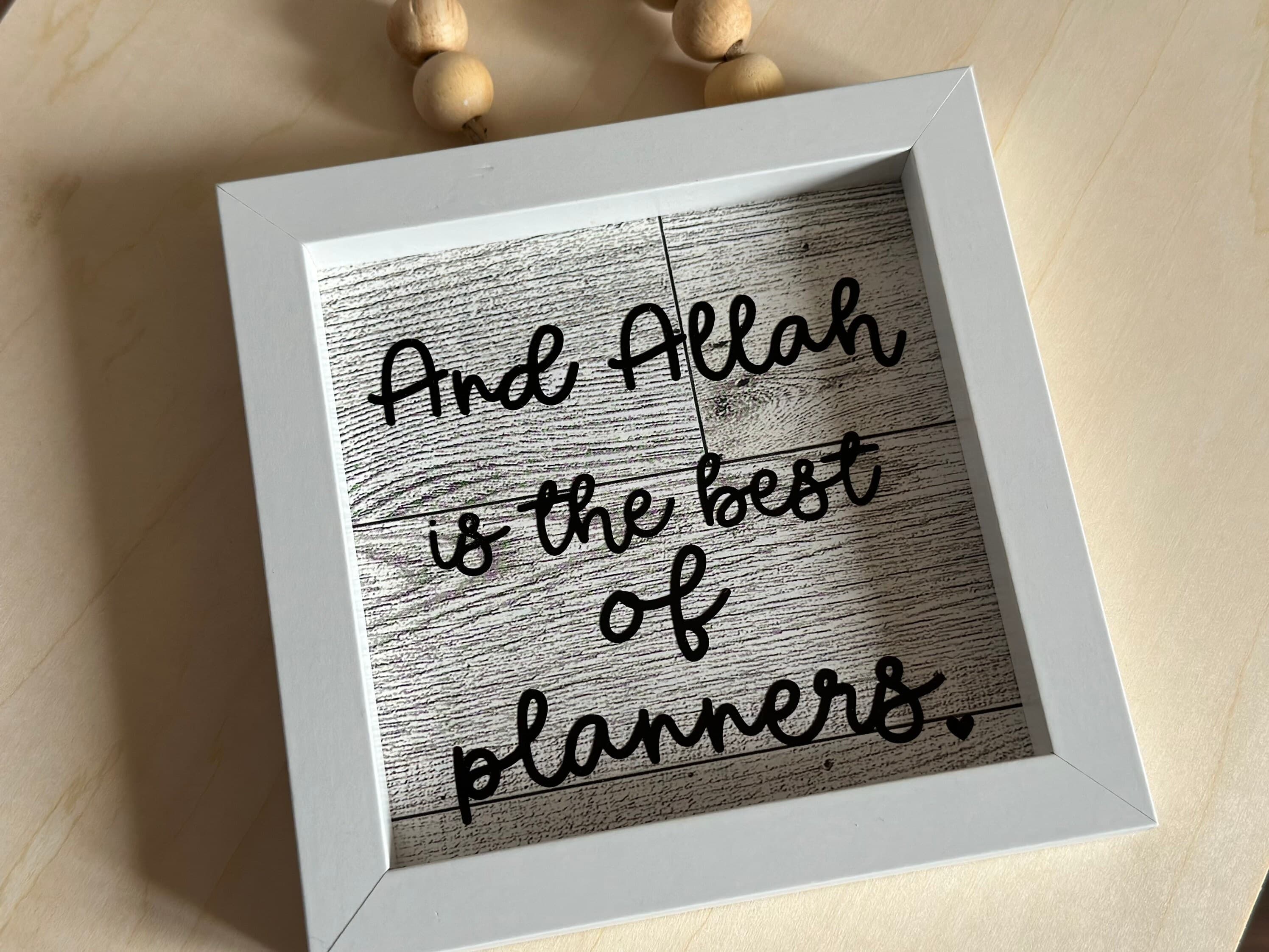 Custom mini square signs, Islamic quotes, Ramadan decor, Eid decor, Islamic Decor - image 5