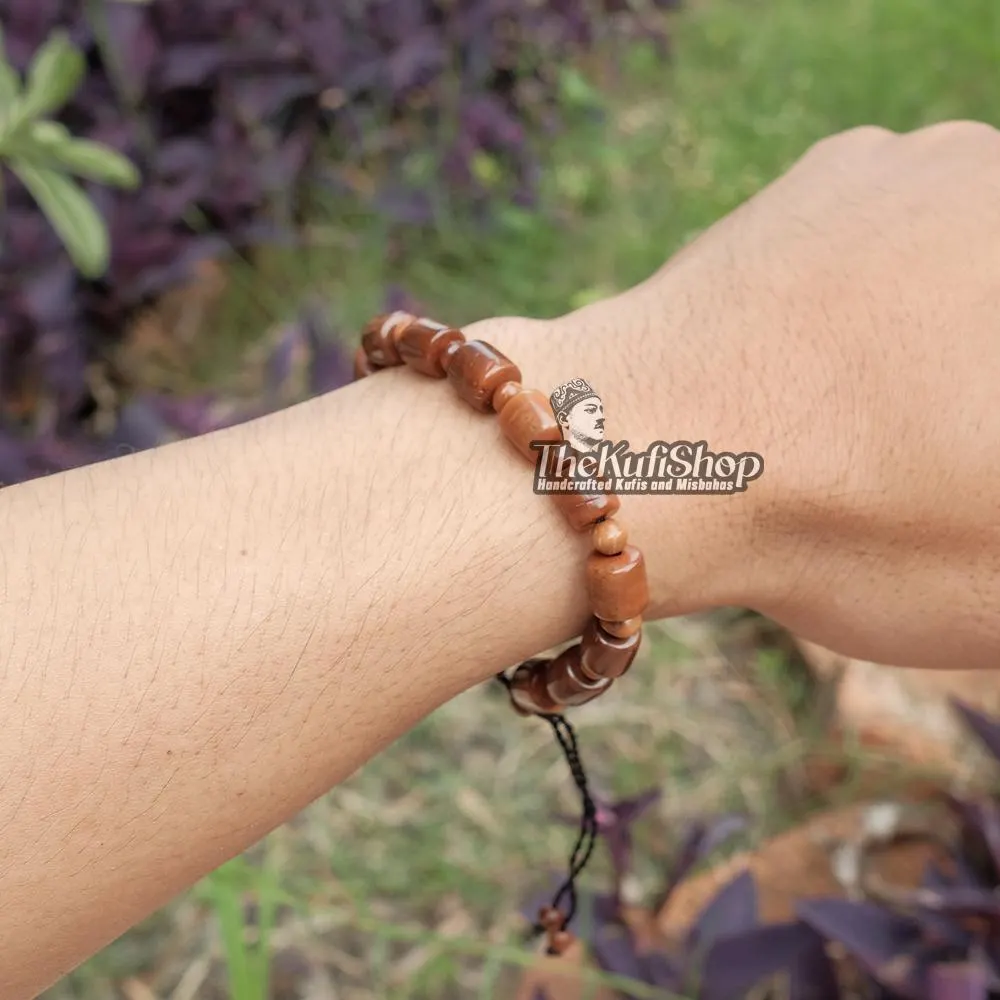 Handcrafted Kuka Seed Beaded Bracelet - Cylinder Roud Mix Adjustable Beaded Jewelry Fits 6.5-8 inches Wrists