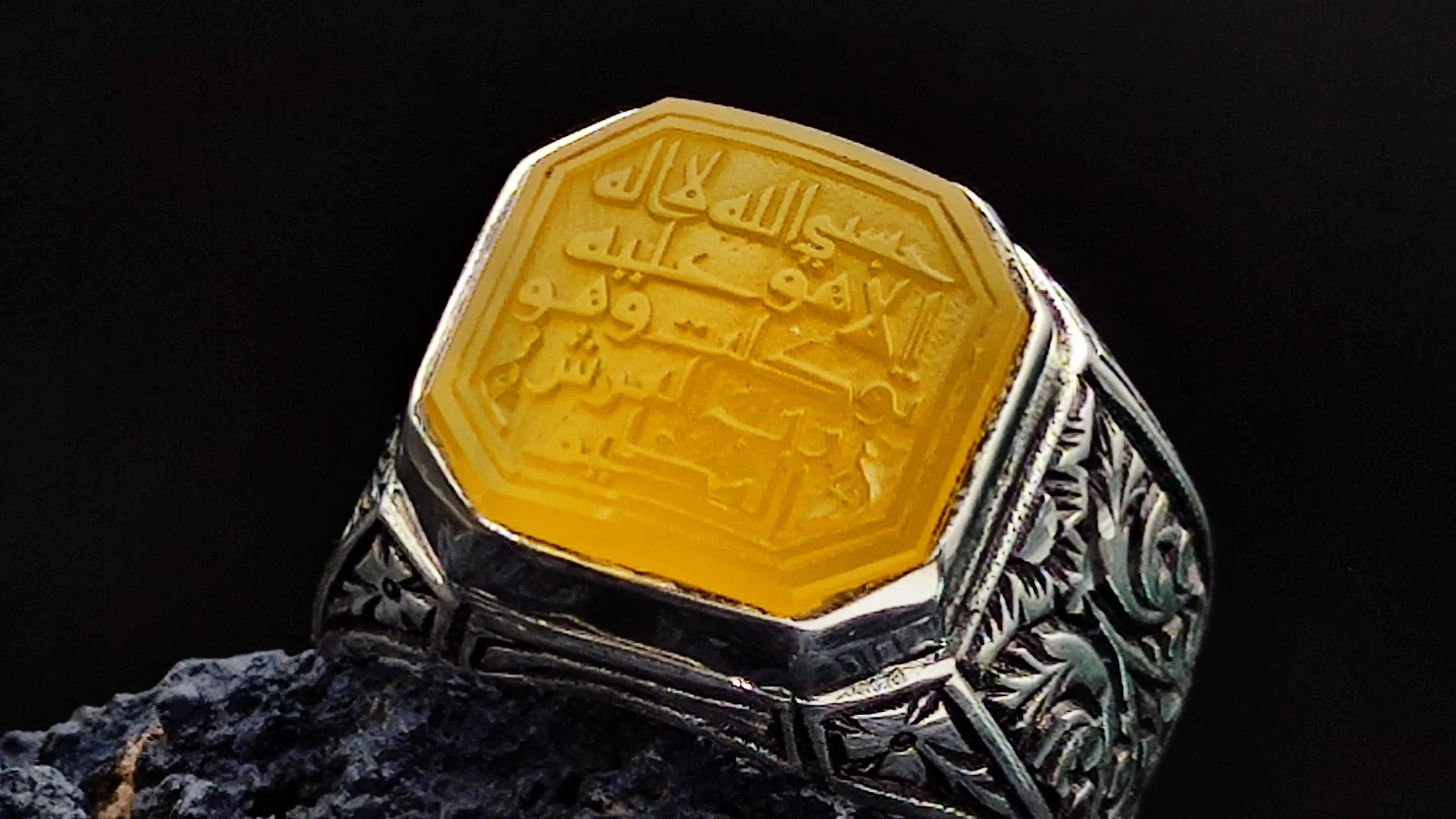 Allah is sufficient for me written, Islamic Ring for Men, Islamic Gift for Men, Handmade Silver Ring, Gift for Men, Gift for Husband