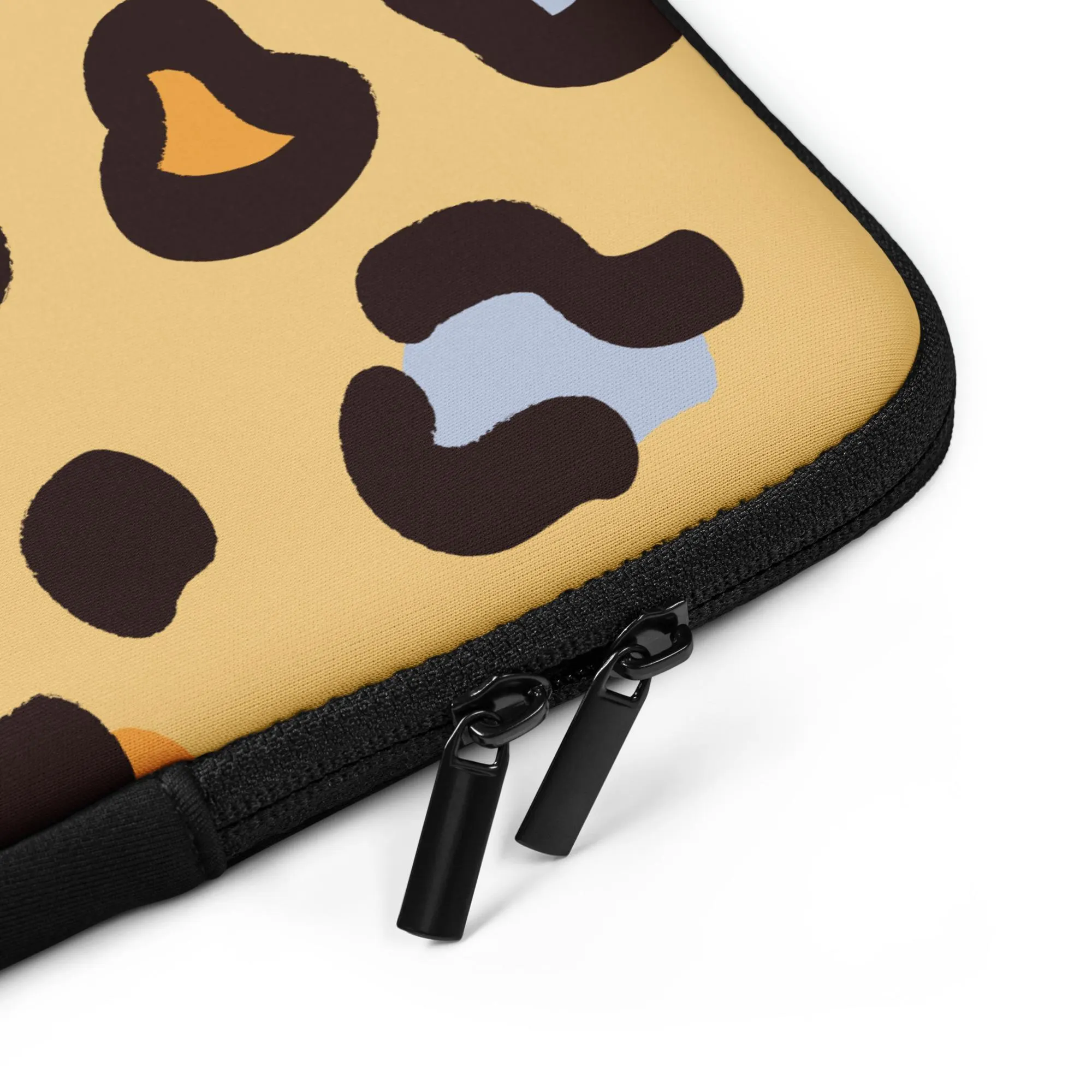 Zenpex Leopard Print Laptop Sleeve – 13" & 15" | Stylish Neoprene Animal Print Cover