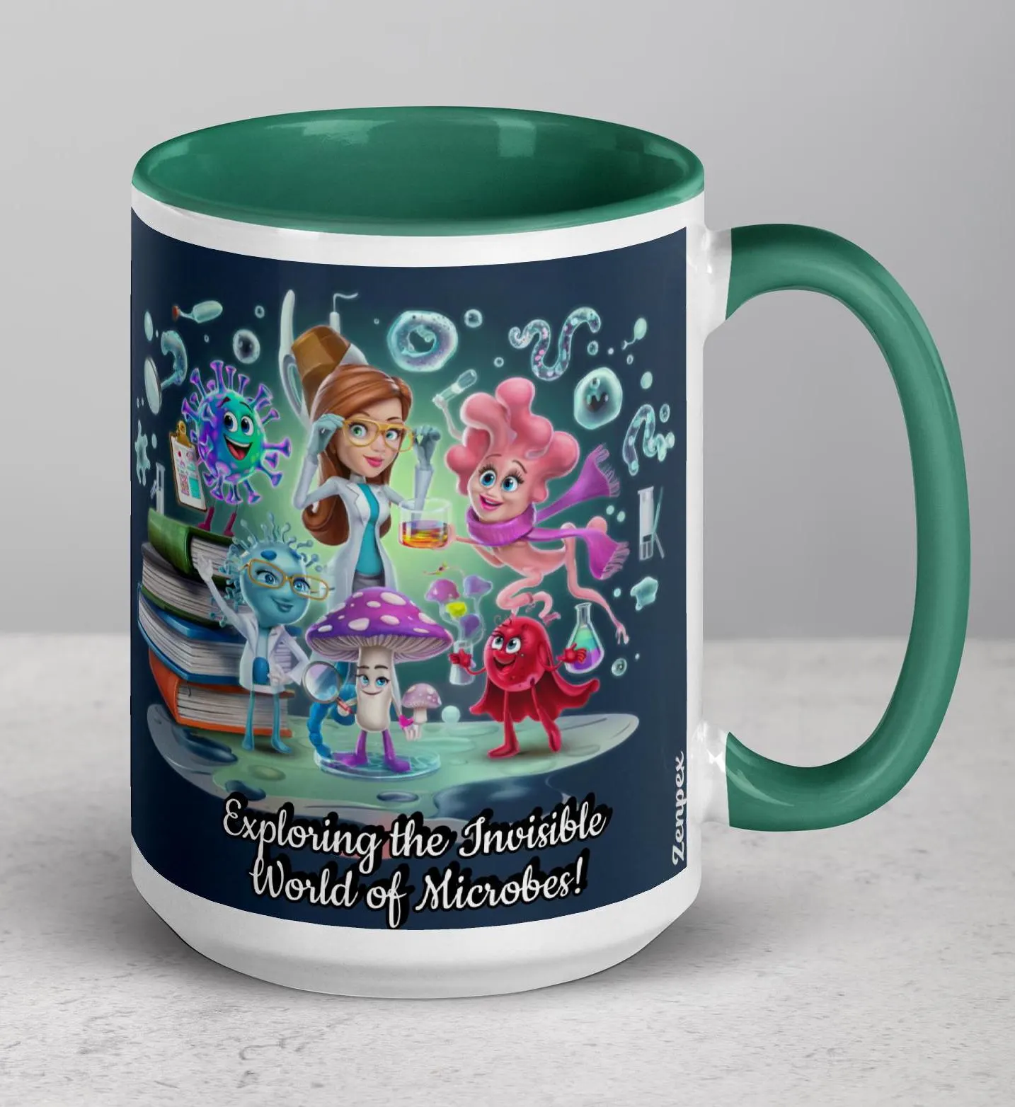 Microbes Science Mug: Colorful Ceramic Cup for Microbiology Lovers - image 3