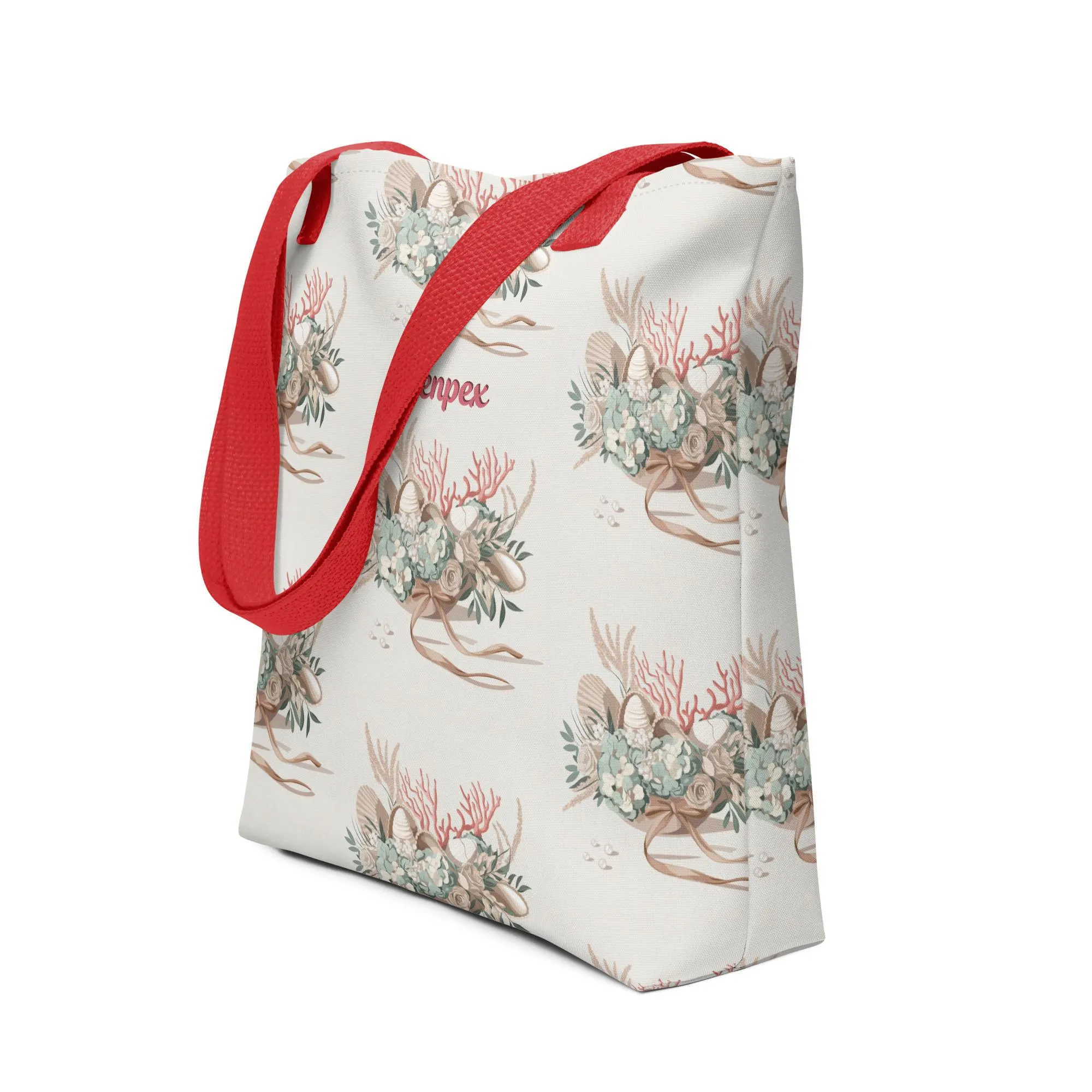 Coastal Tote Bag: Beach-Inspired Print, Reusable Shopping Bag - image 3
