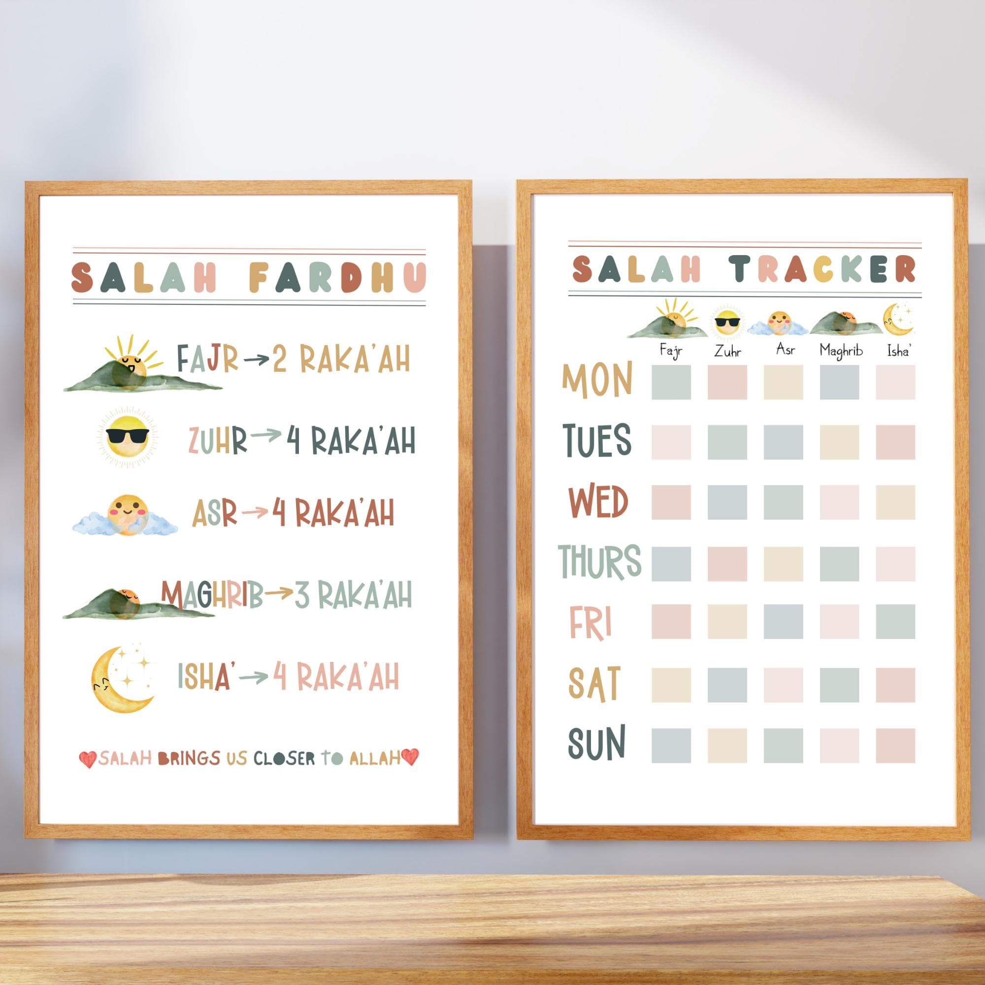 Islamic Prayer Learning Bundle | Wudu, Salah Steps, Fardhu Tracker (Digital Download) - image 5