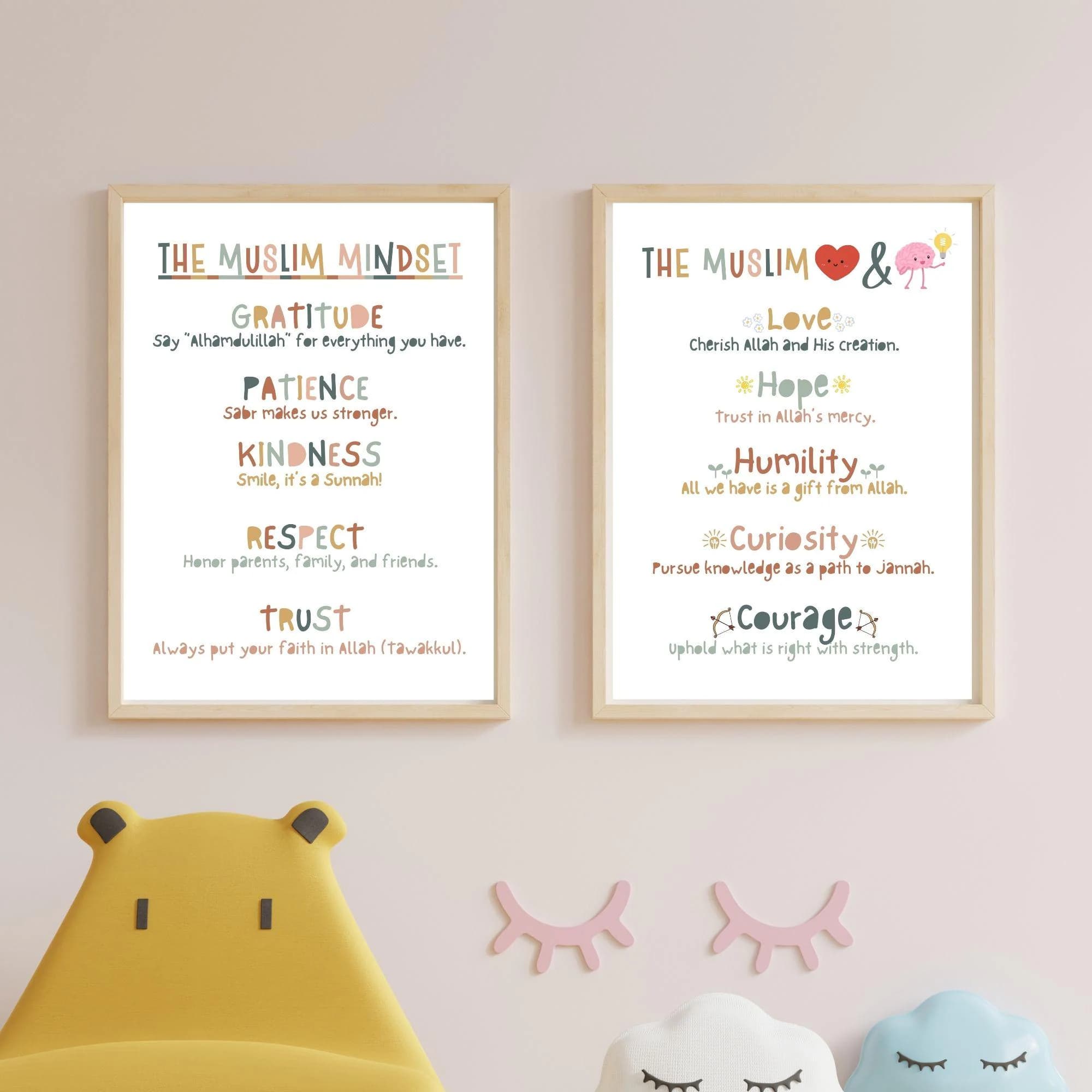 Muslim Kids Room Decor: Islamic Affirmation Prints (Digital Download) - image 3