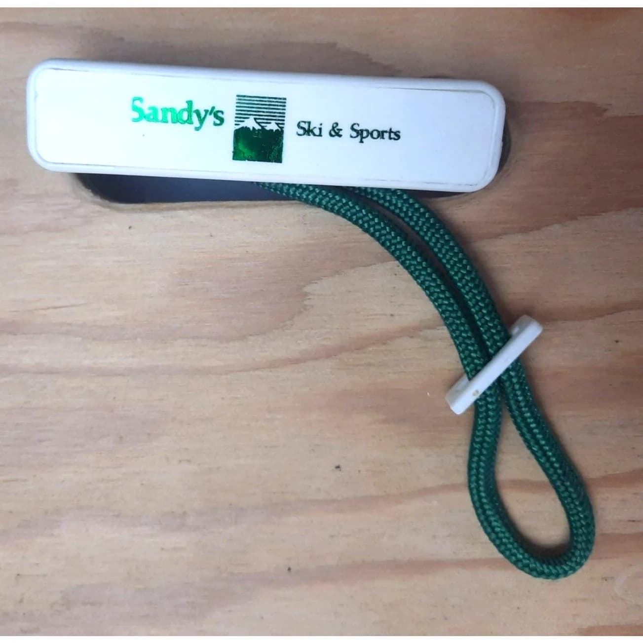 Vintage 1980s Ski Boot Carrier Sandy's Ski & Sports Marina Del Rey, CA Green