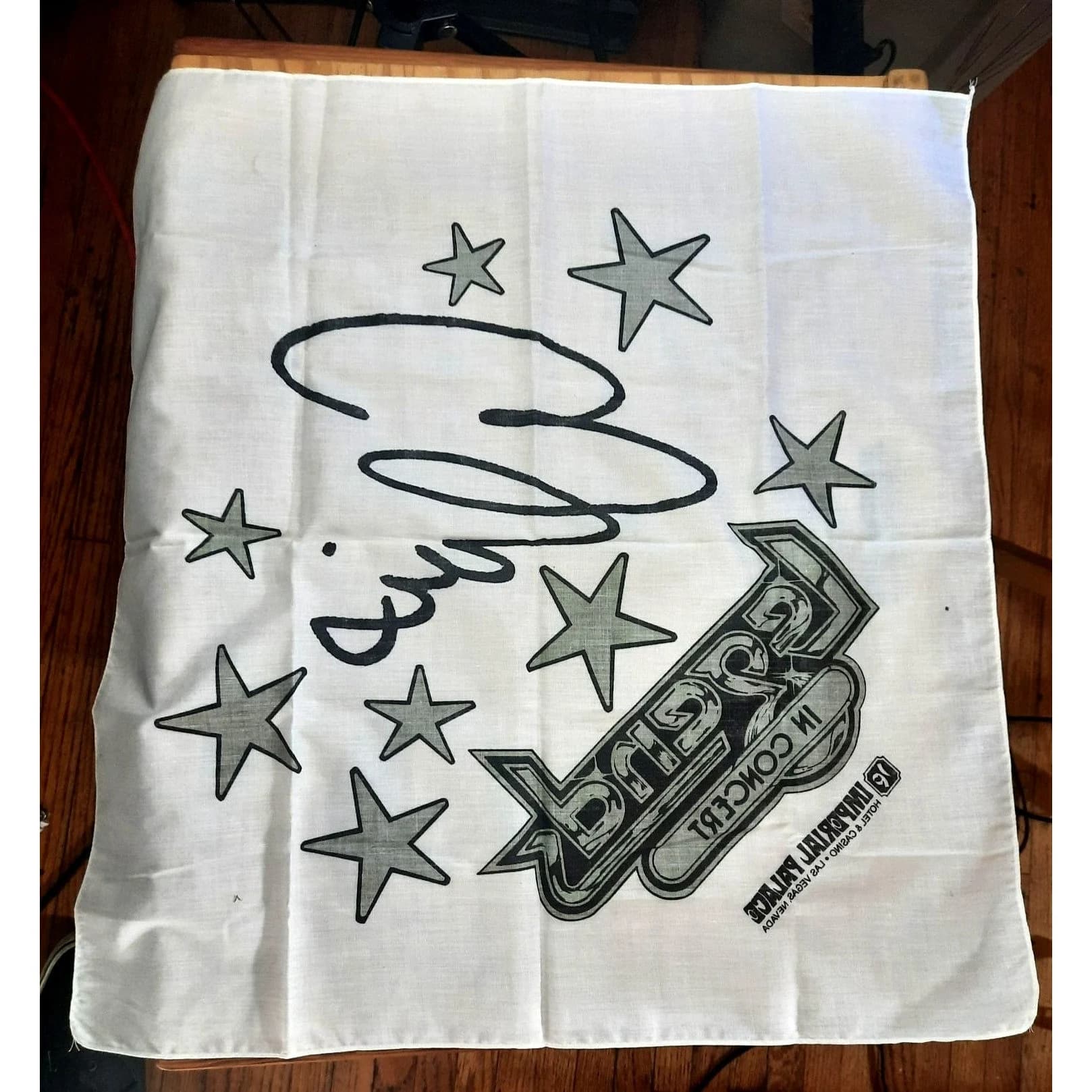 Vintage Elvis Handkerchief Legends in Concert Imperial Palace Hotel & Casino NM - image 3