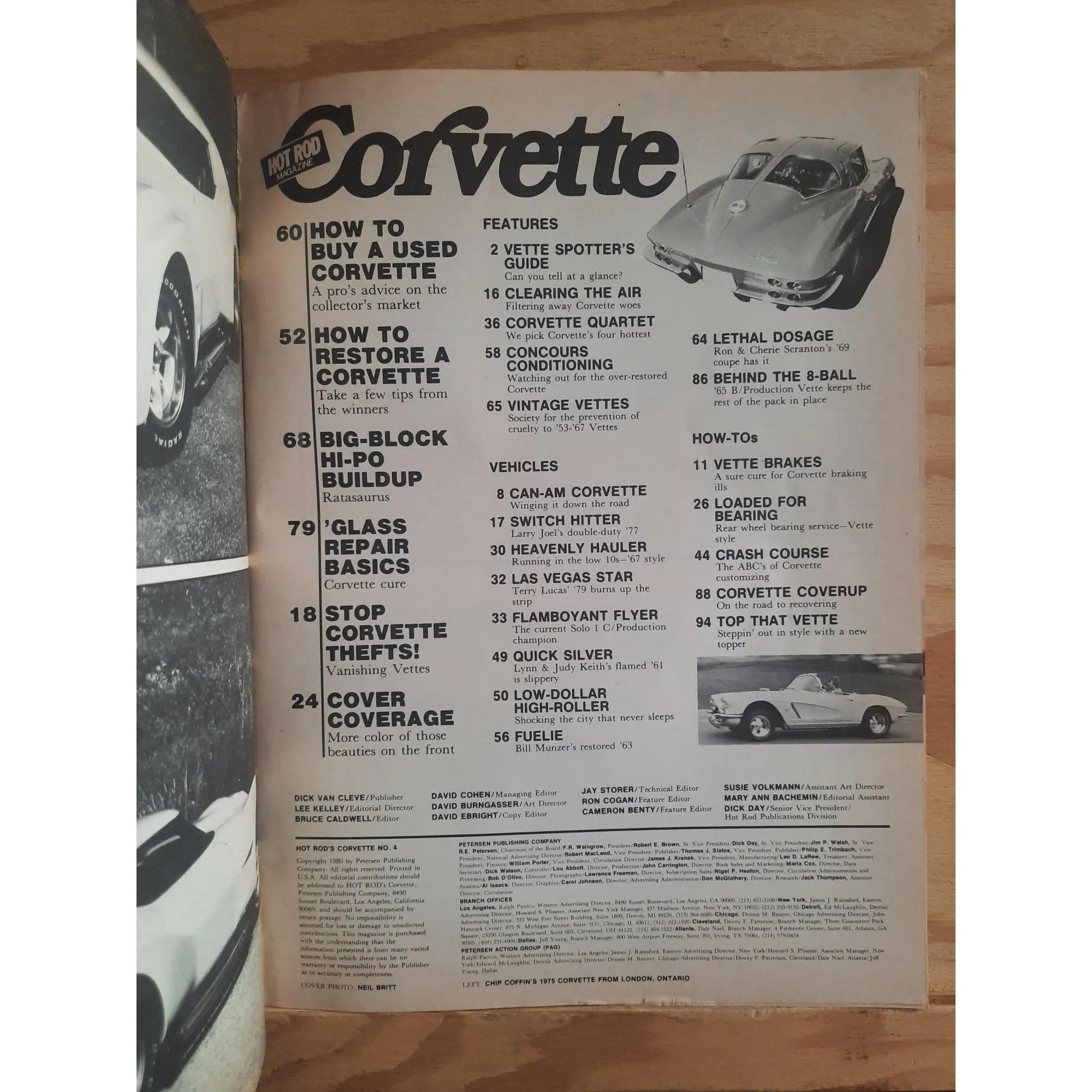 Vintage Hot Rod Magazine Corvette Book No 4  Bruno's Corvette's 2150-3 - image 3