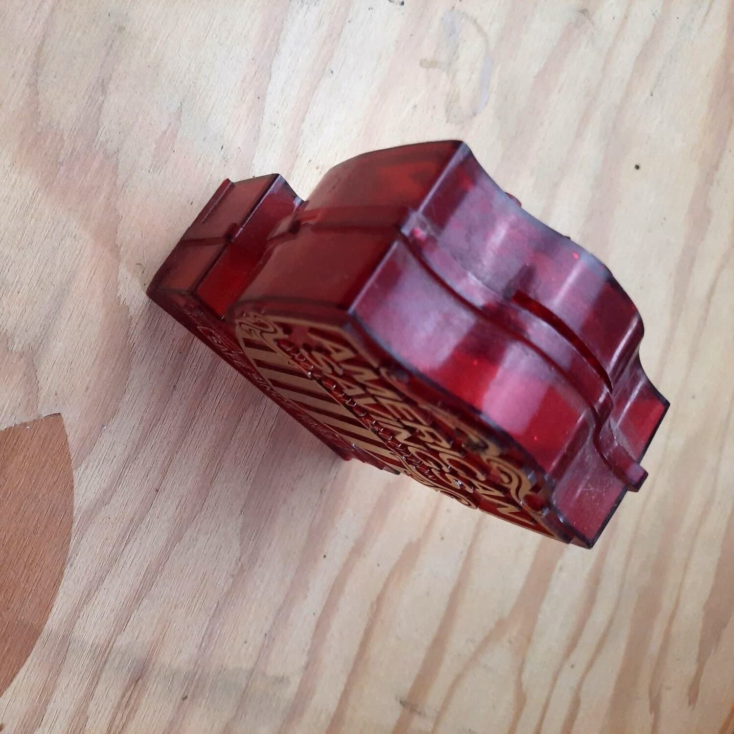 Vintage American Savings and Loan Association Piggy Bank Red 1980s - image 4