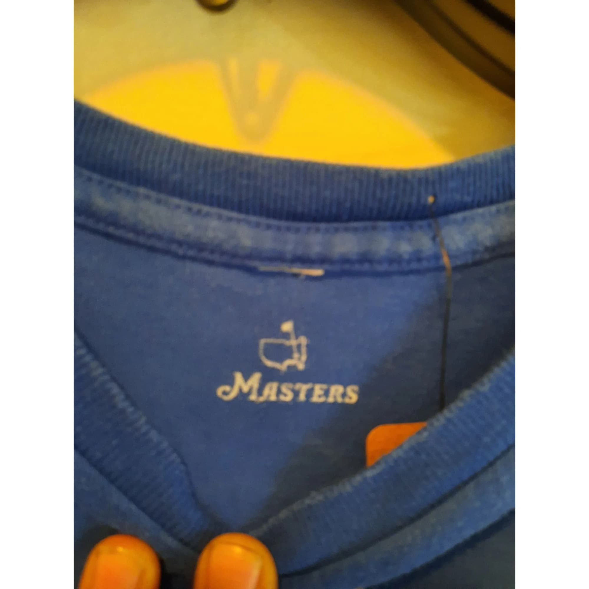 Masters Tournament Unisex T-shirt Augusta International Golf Club Blue 2018 Small - image 3