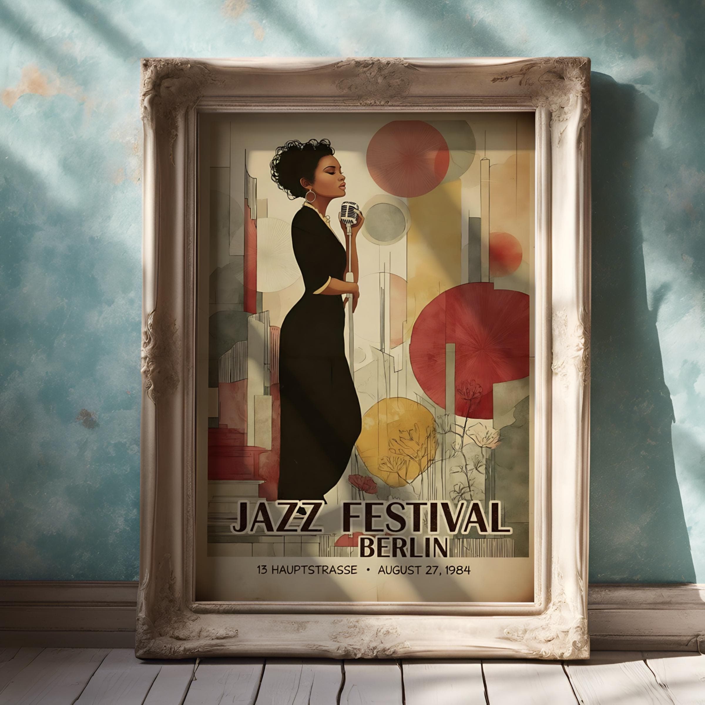 Bauhaus Jazz Festival Poster – Berlin 1984, Vintage Music Print - image 3