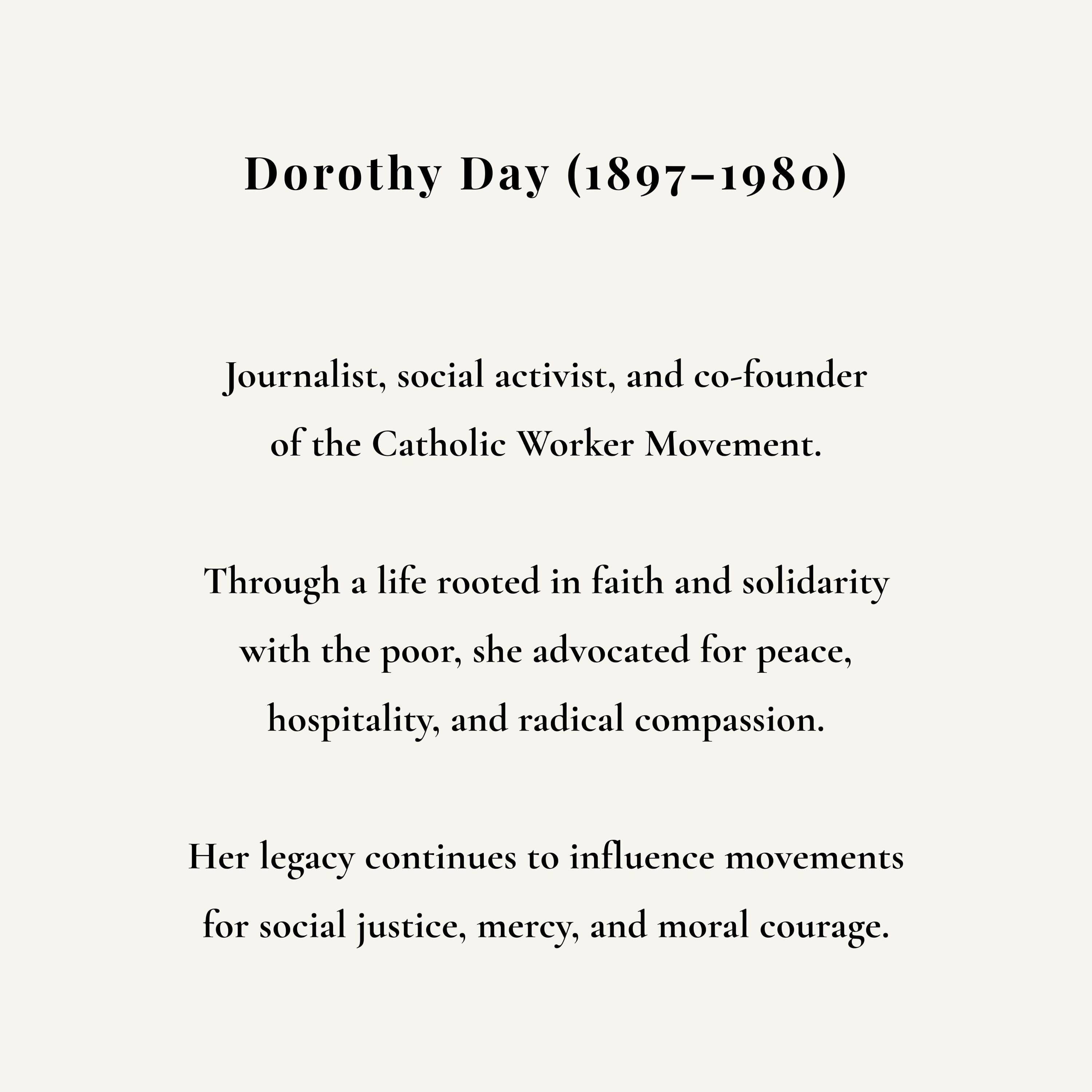 Dorothy Day Quote Portrait Print – Catholic Worker Movement Art - image 5