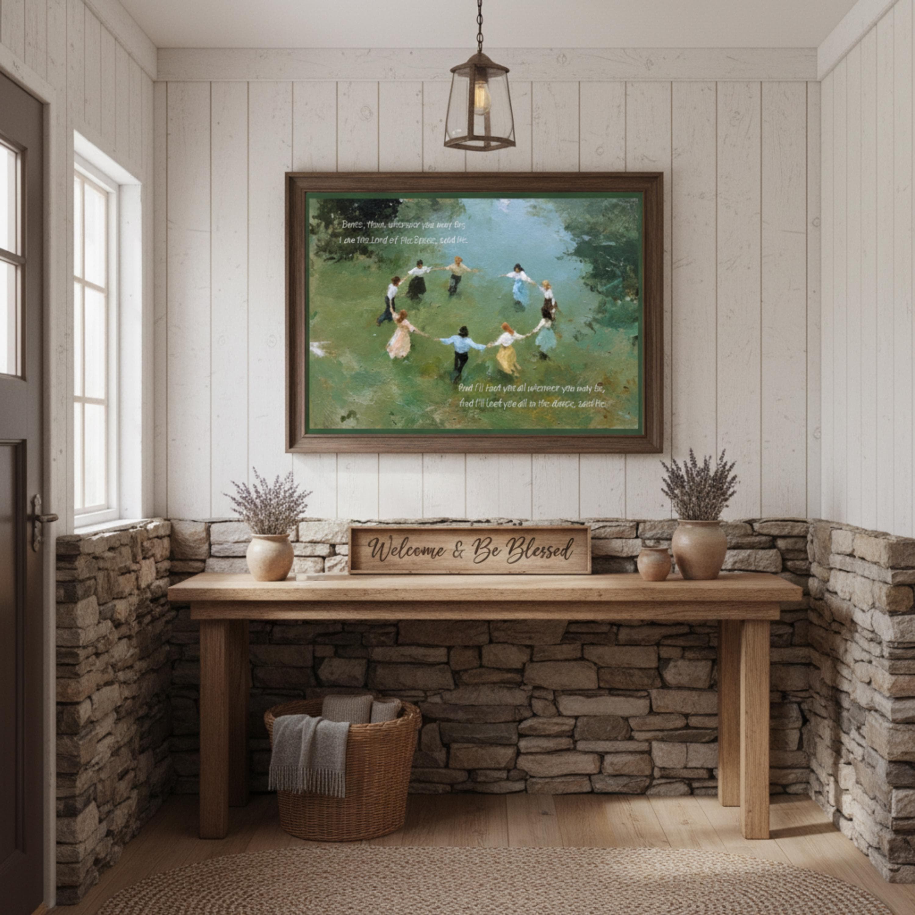 Lord of the Dance Hymn Print • Watercolor Christian Art - image 3