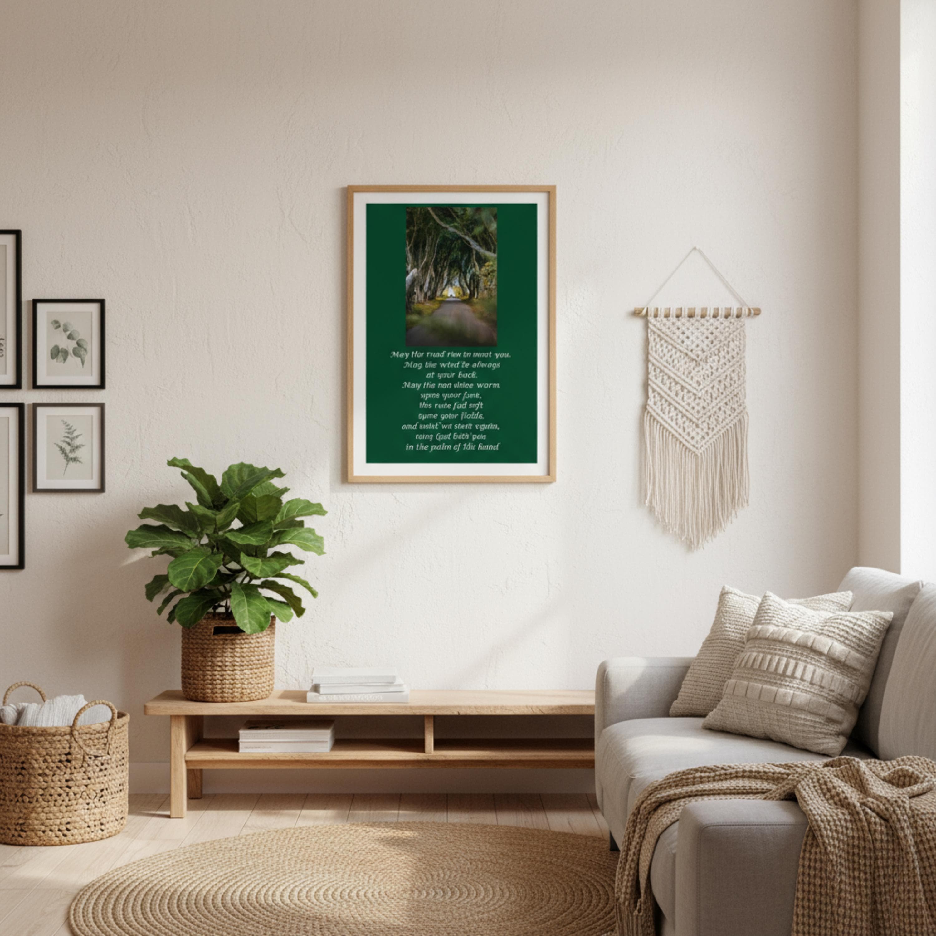 Irish Blessing Fine Art Poster | Dark Hedges Celtic Print - image 5