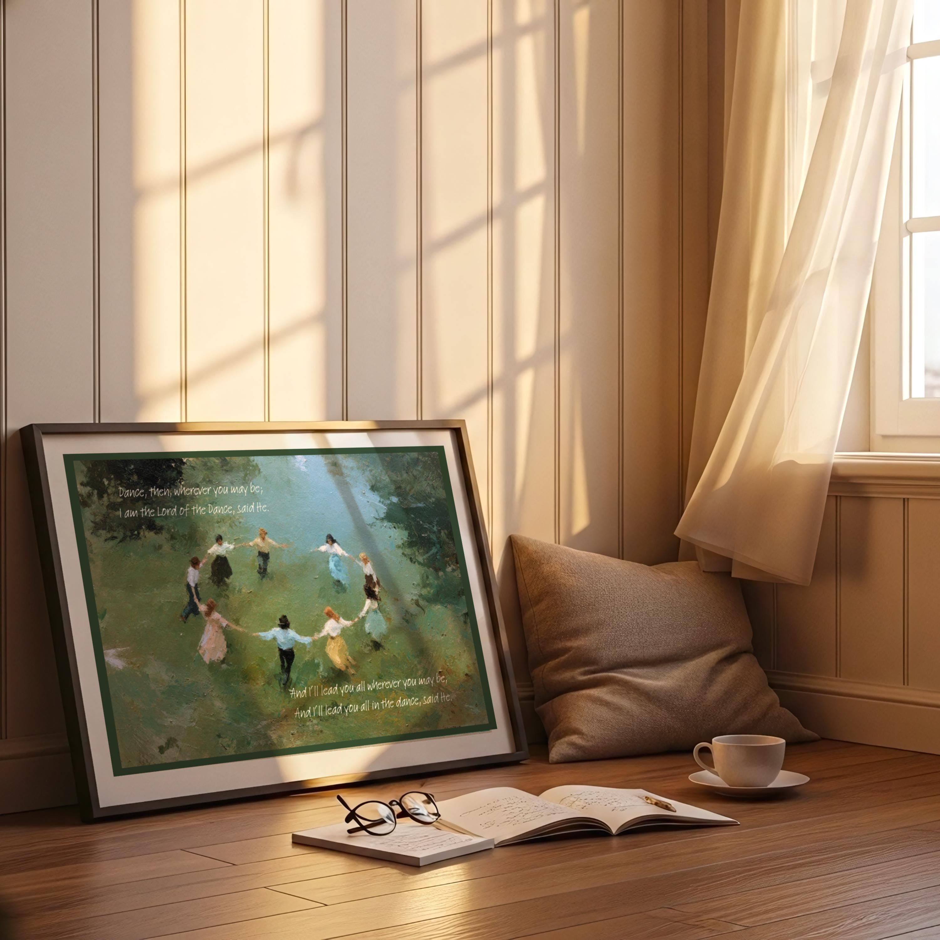 Lord of the Dance Hymn Print • Watercolor Christian Art - image 5