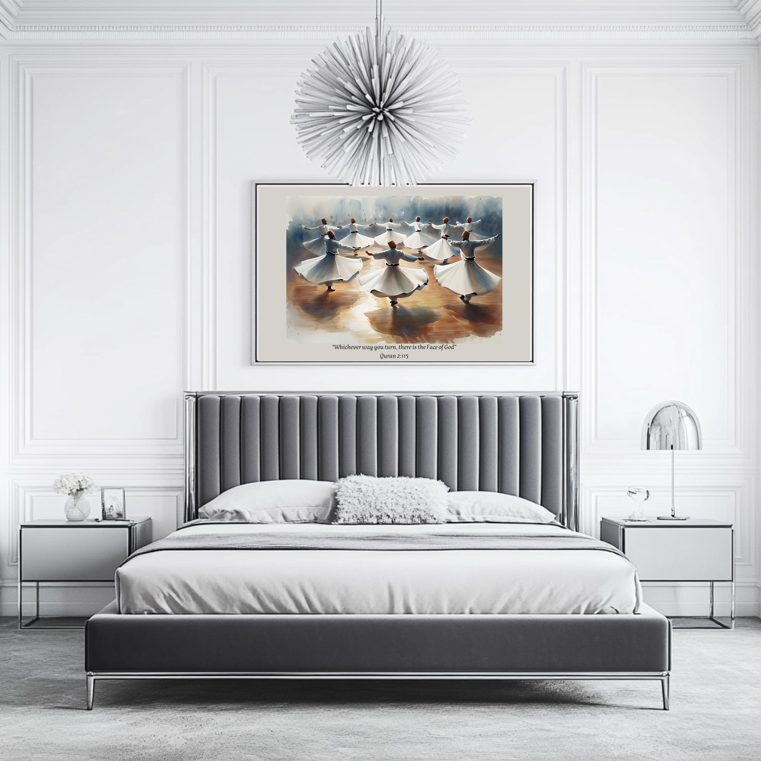 Whirling Dervishes Art Print: Quran Quote, Islamic Home Decor - image 5