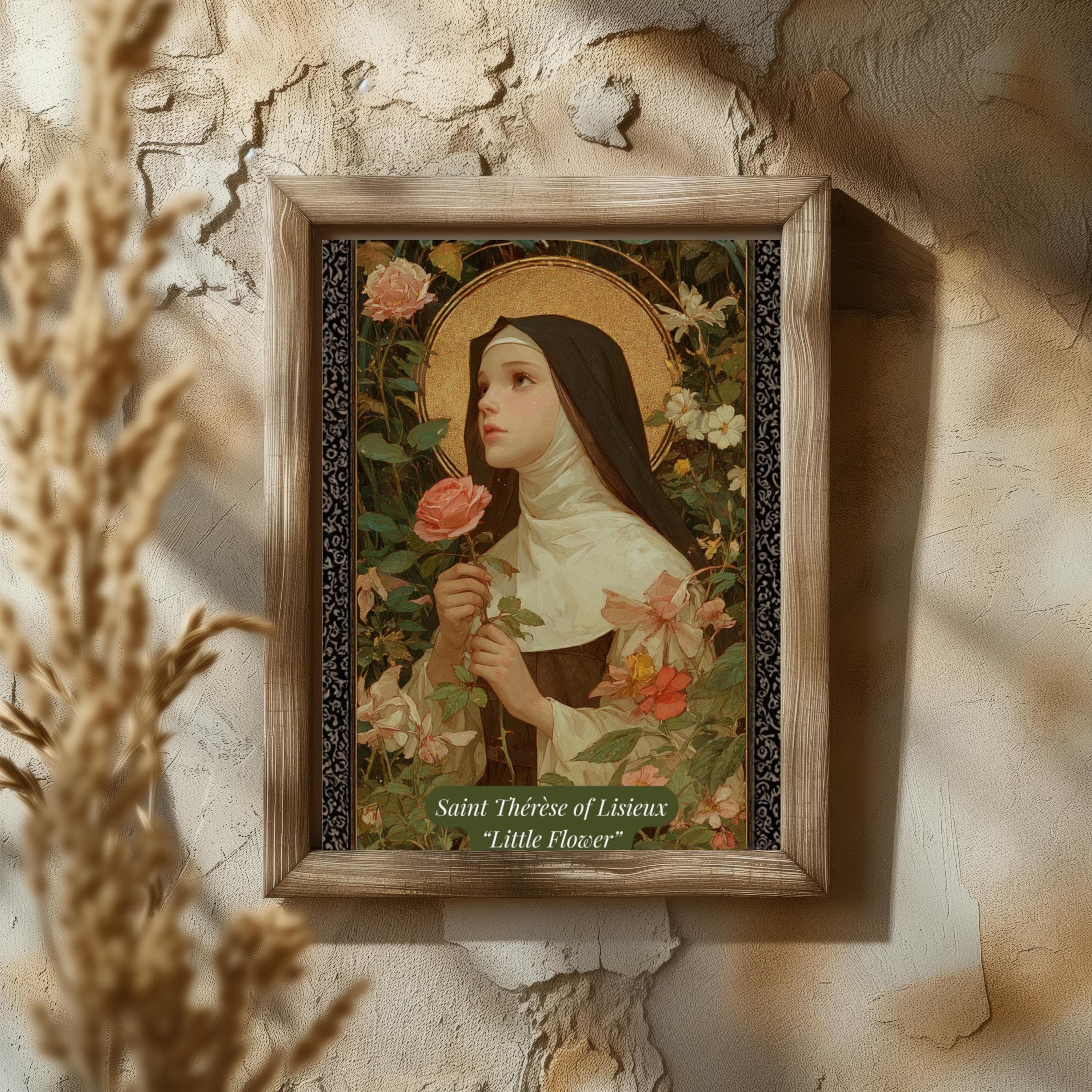 Saint Thérèse of Lisieux Art Print: Catholic Saints Collection - image 3