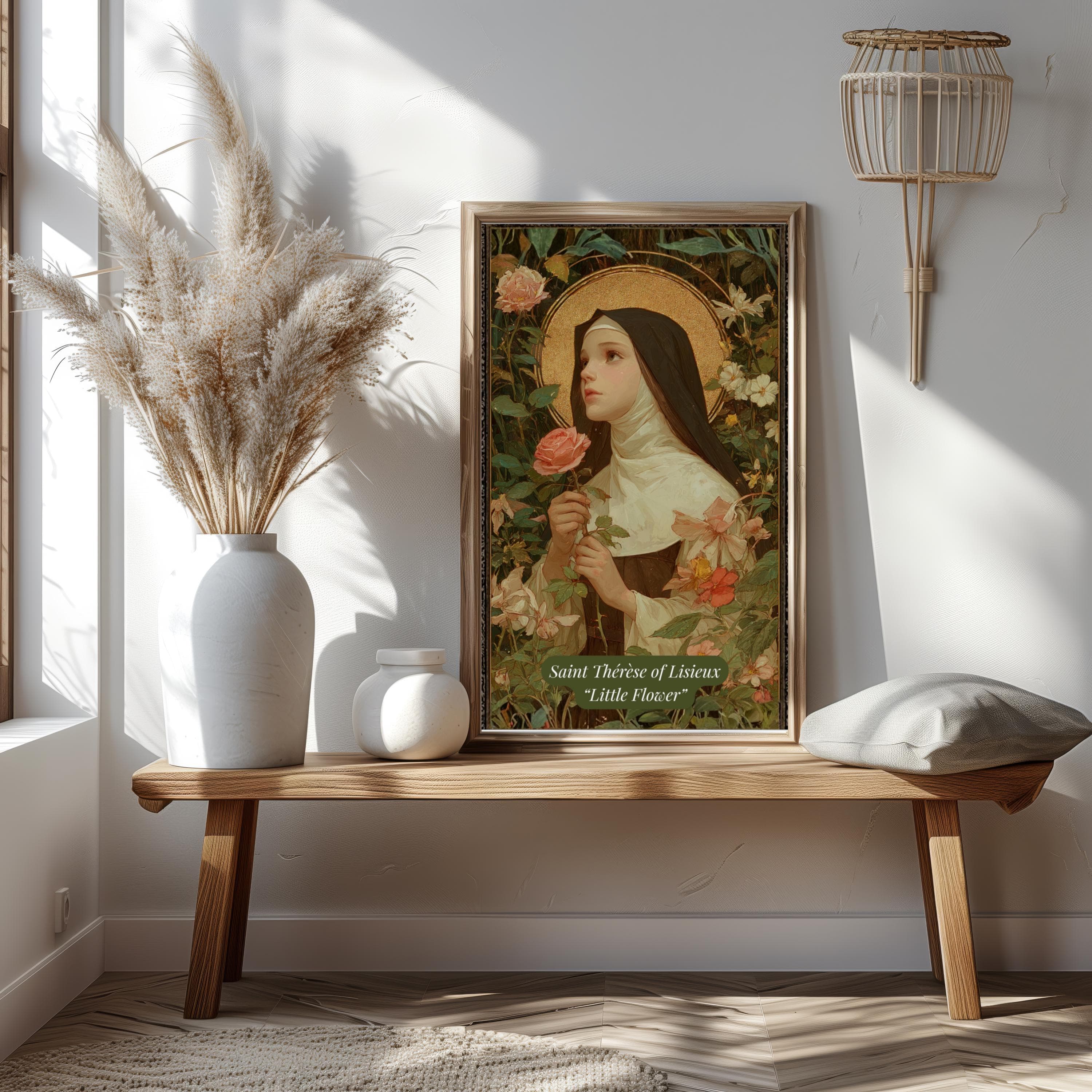 Saint Thérèse of Lisieux Art Print: Catholic Saints Collection - image 4