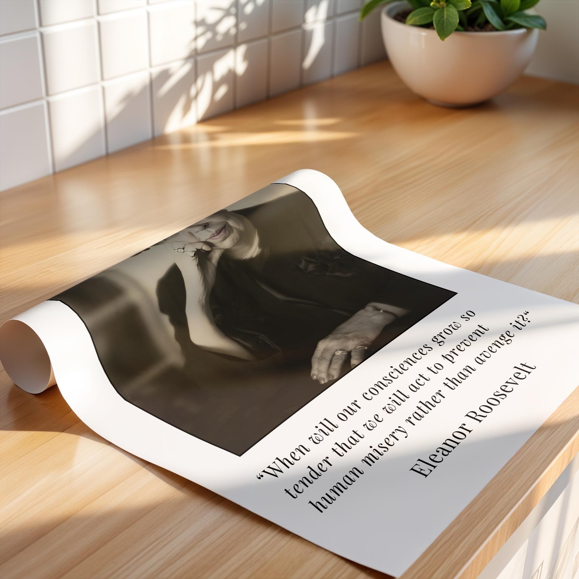 Eleanor Roosevelt Quote Poster – Human Rights Advocate Wall Art - image 4