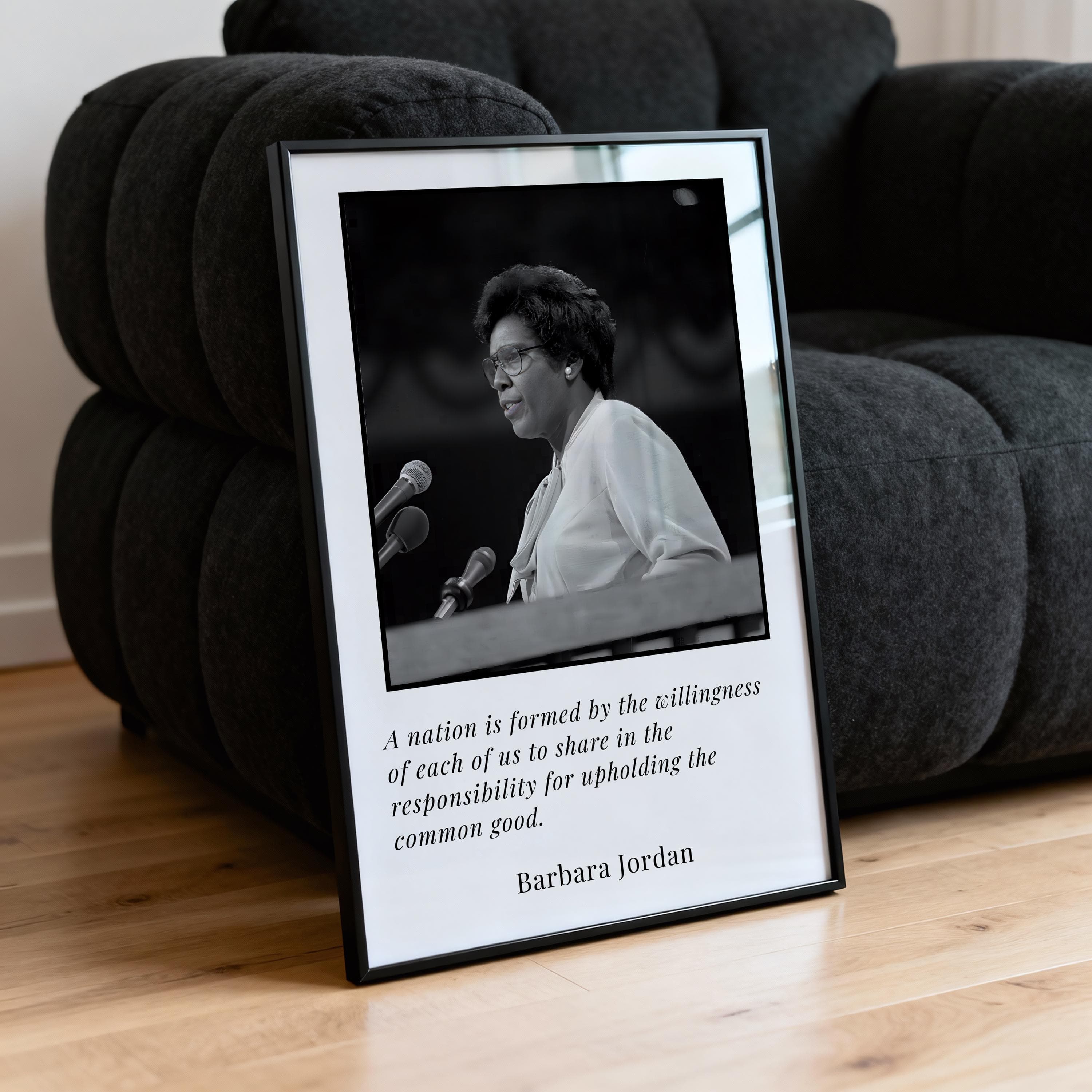 Barbara Jordan Quote Poster – Upholding Common Good, Inspirational Wall Art - image 4