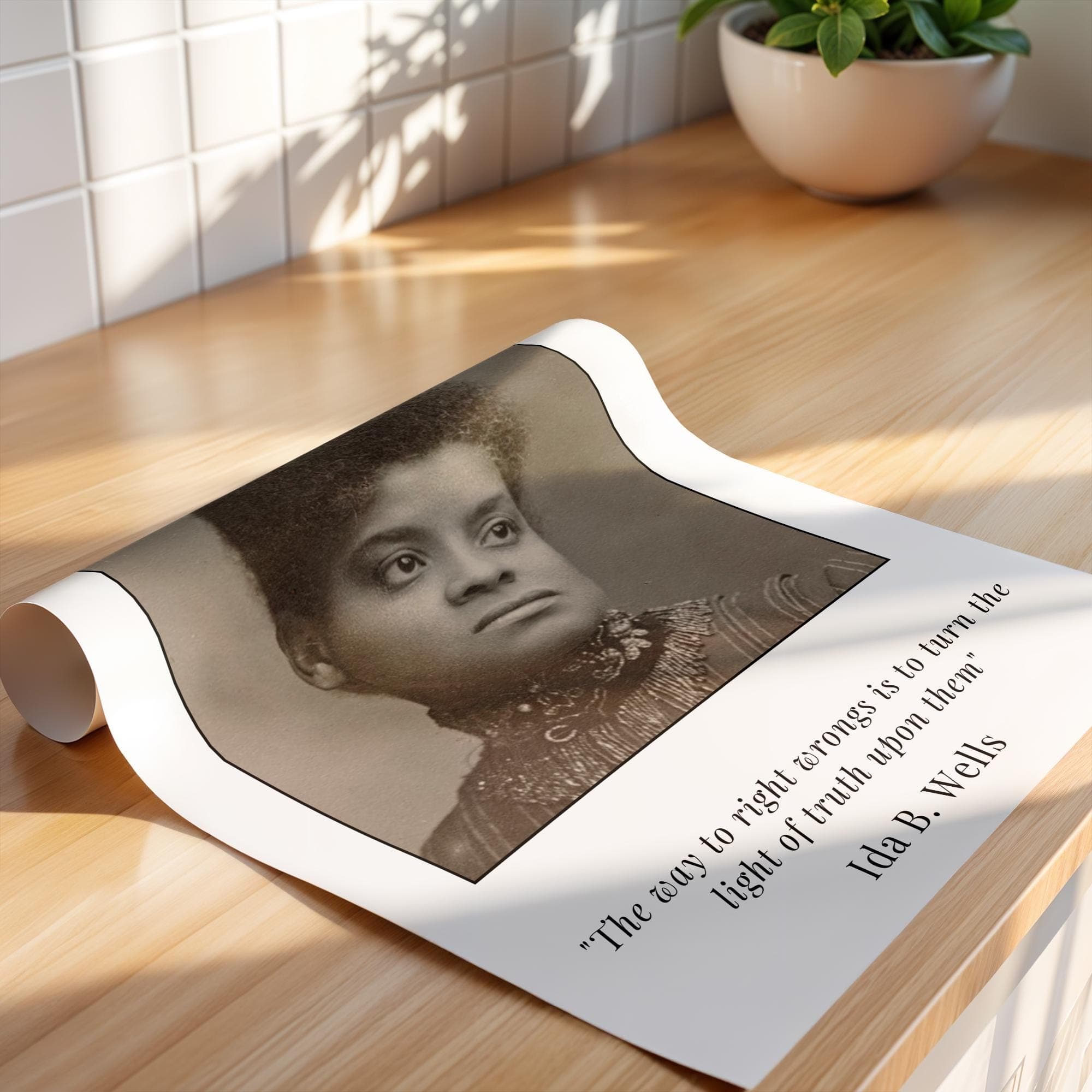 Ida B. Wells quote poster Rolled Poster | Civil Rights, Historical Photograph - image 4