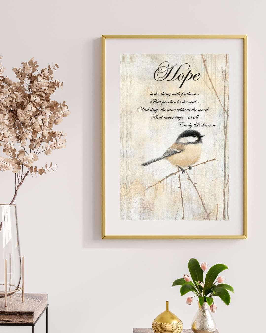 Emily Dickinson Poem Print: British Robin Watercolor Art - image 3