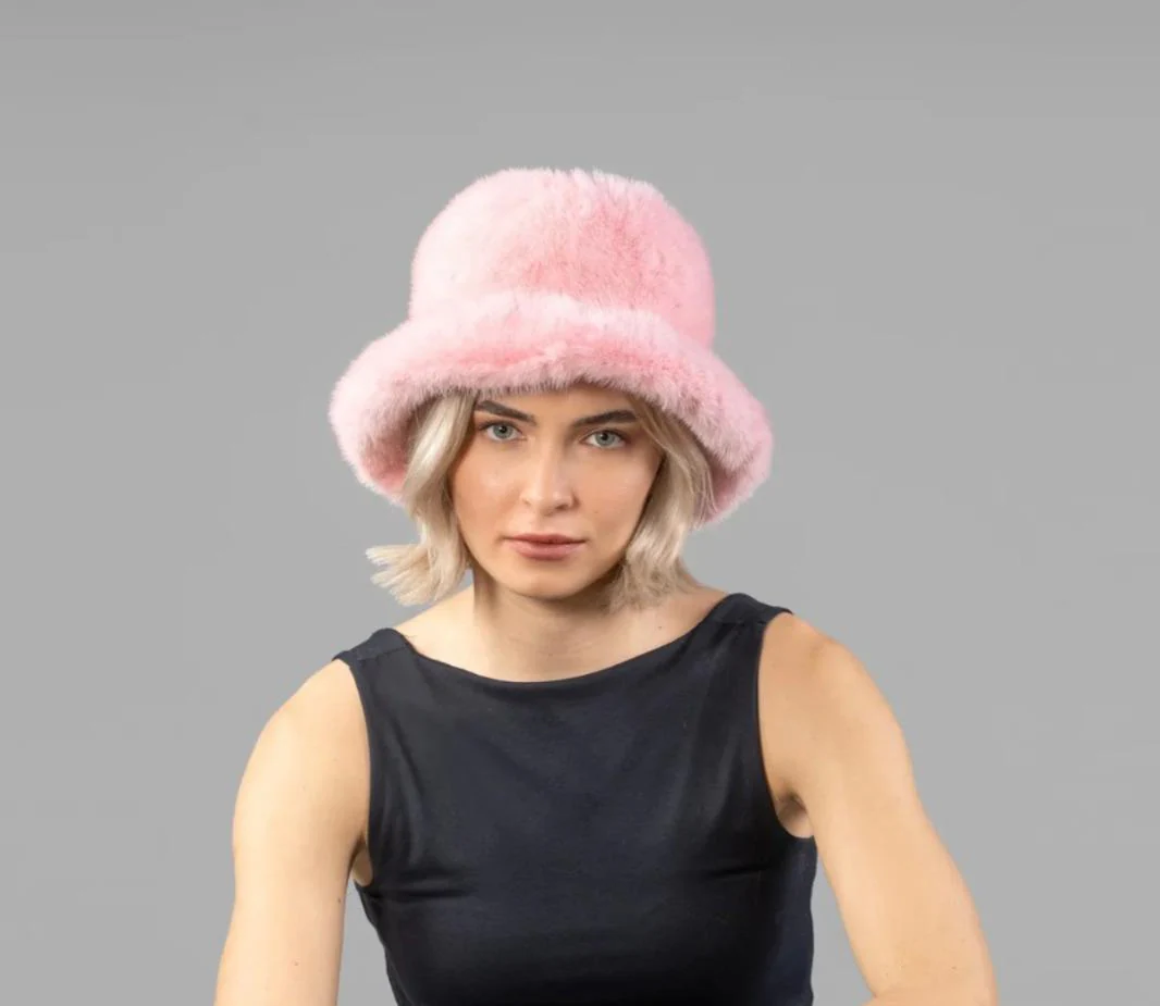 Bucket Hat, Fluffy Bucket Hat, Soft Textured Plush Bucket Women's Hat, Super Soft, Concert Festival, Grad Gift - image 2