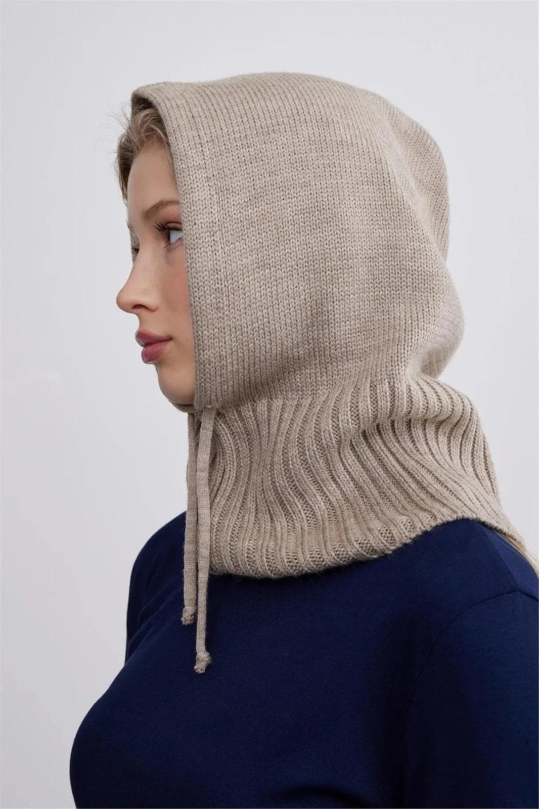 Balaclava, Elastic Braided Balaclava Head, Balaclava Knit, Balaclava Knit Beanie, Knit Helmet, Knit Hat, Crochet Balaclava, Knitted Hood - image 4