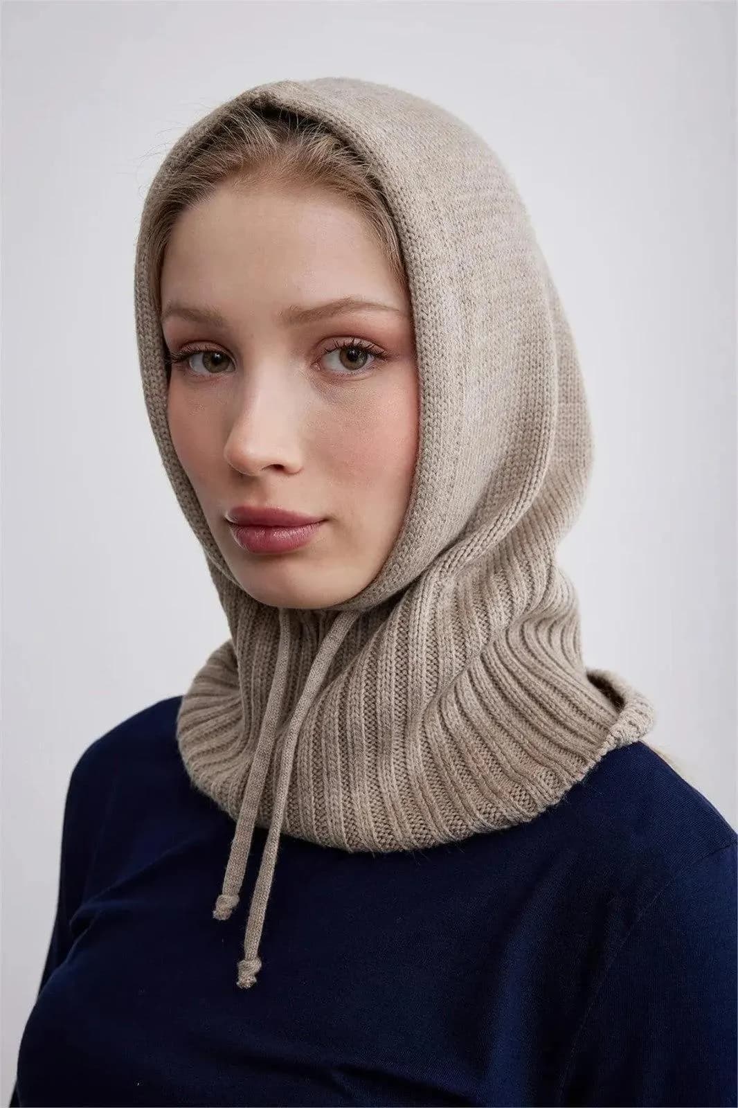 Balaclava, Elastic Braided Balaclava Head, Balaclava Knit, Balaclava Knit Beanie, Knit Helmet, Knit Hat, Crochet Balaclava, Knitted Hood - image 3