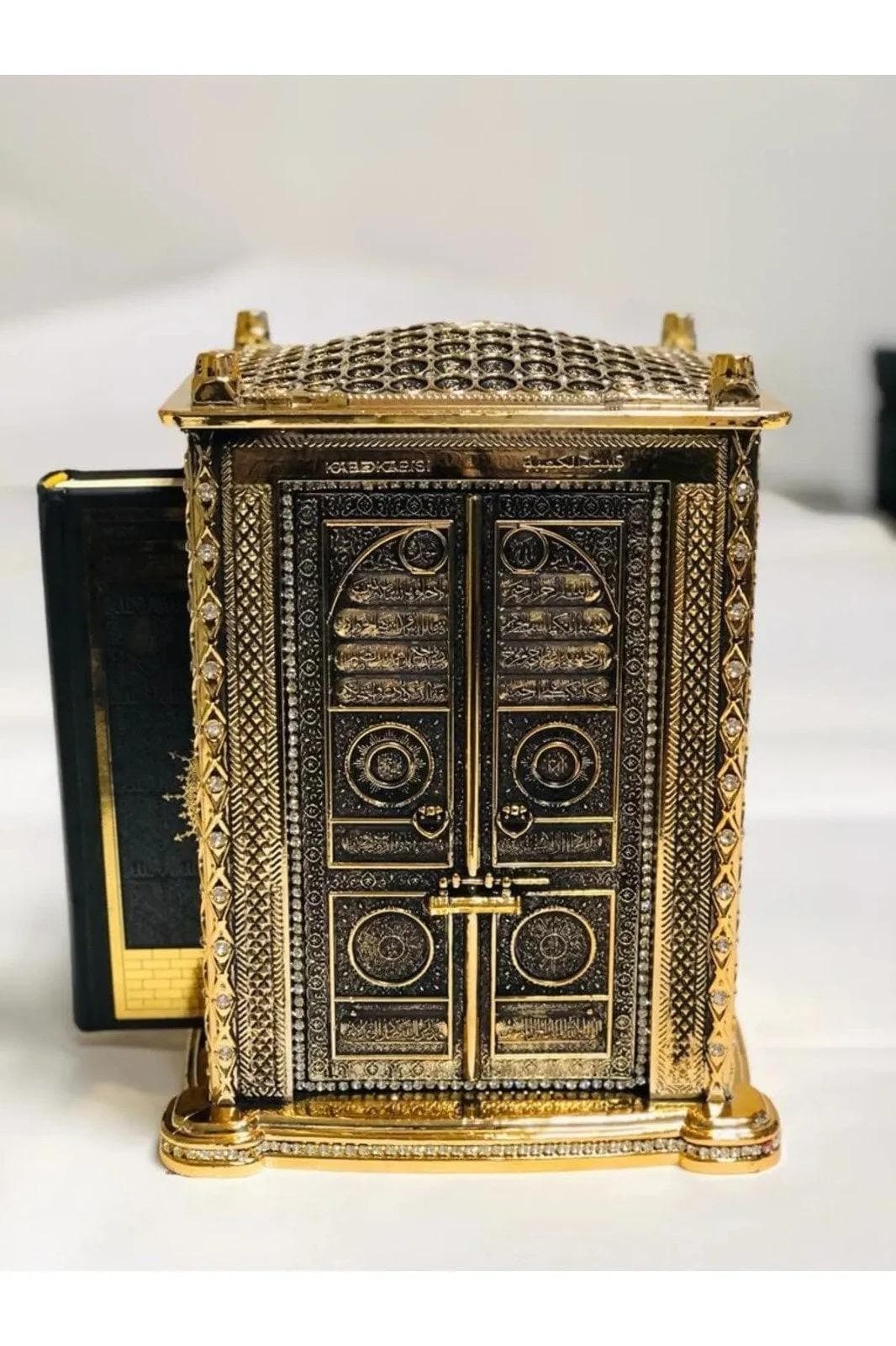 Luxury Quran Gift Set, Gold Trinket, Esmaül Hüsna Quran Set, with 3 Holy Doors Quran, Kaaba Design Quran Gift Set, Trinket Islamic Gift Set - image 5