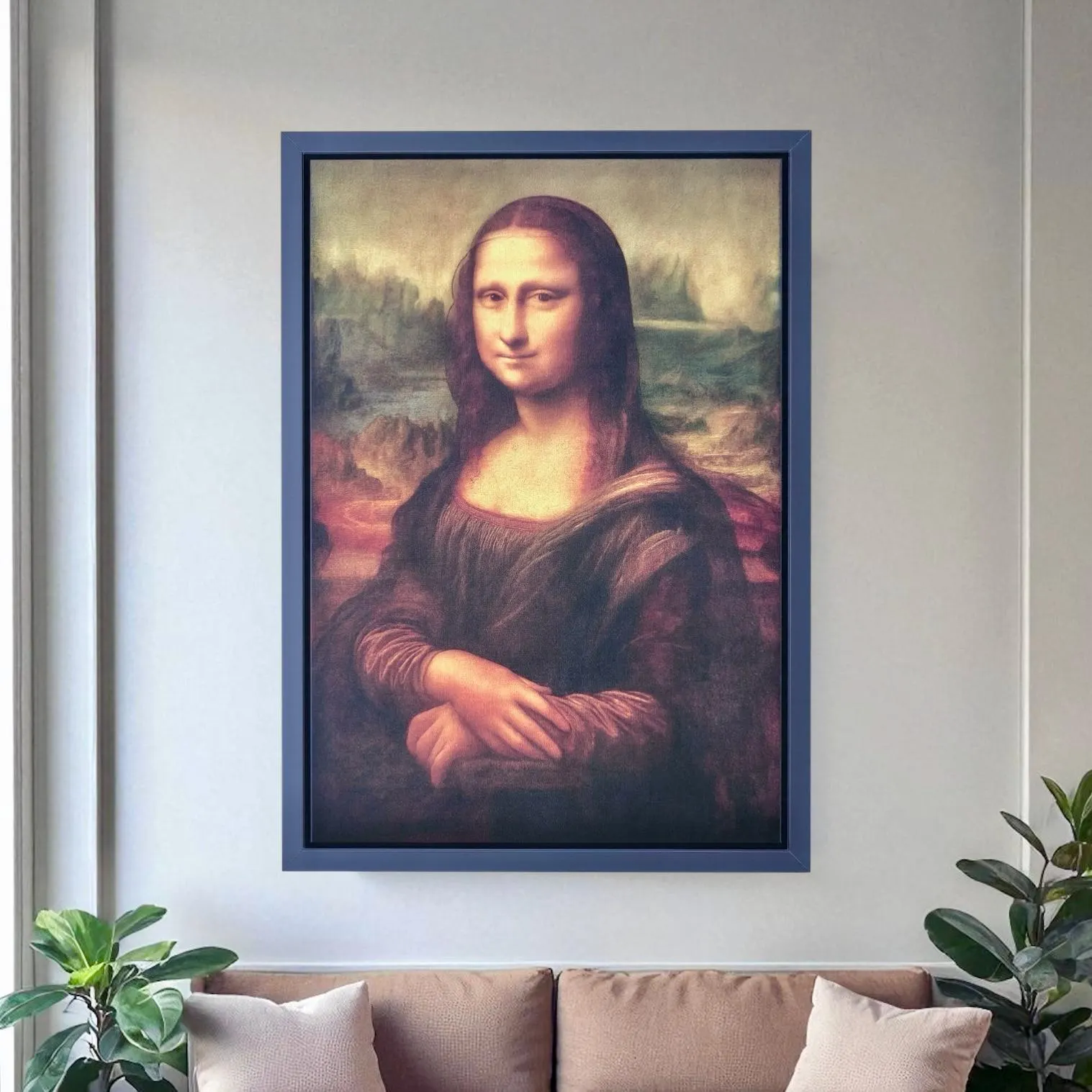 Mona Lisa Canvas Print, Renaissance Art Reproduction, Unframed