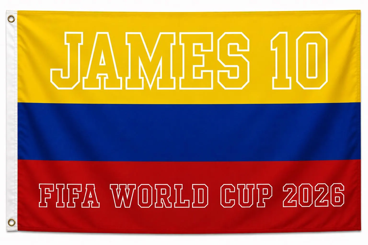 Personalized Colombia Flag | Custom Family Name Banner | FIFA World Cup Decor - image 4