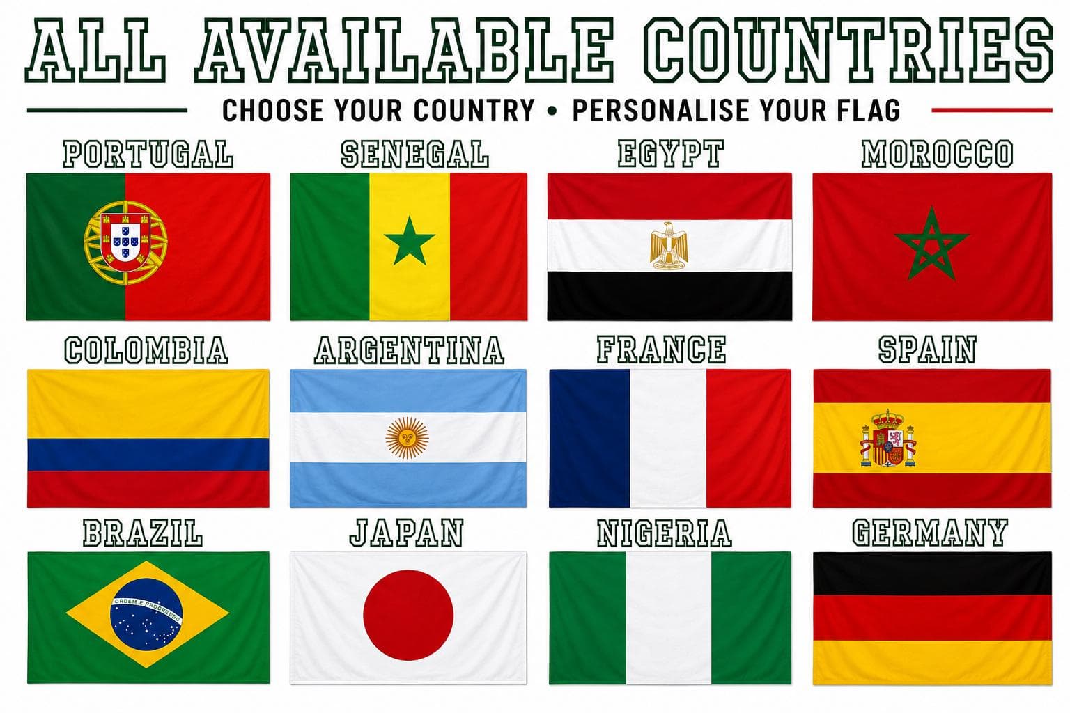 Personalized Colombia Flag | Custom Family Name Banner | FIFA World Cup Decor - image 5